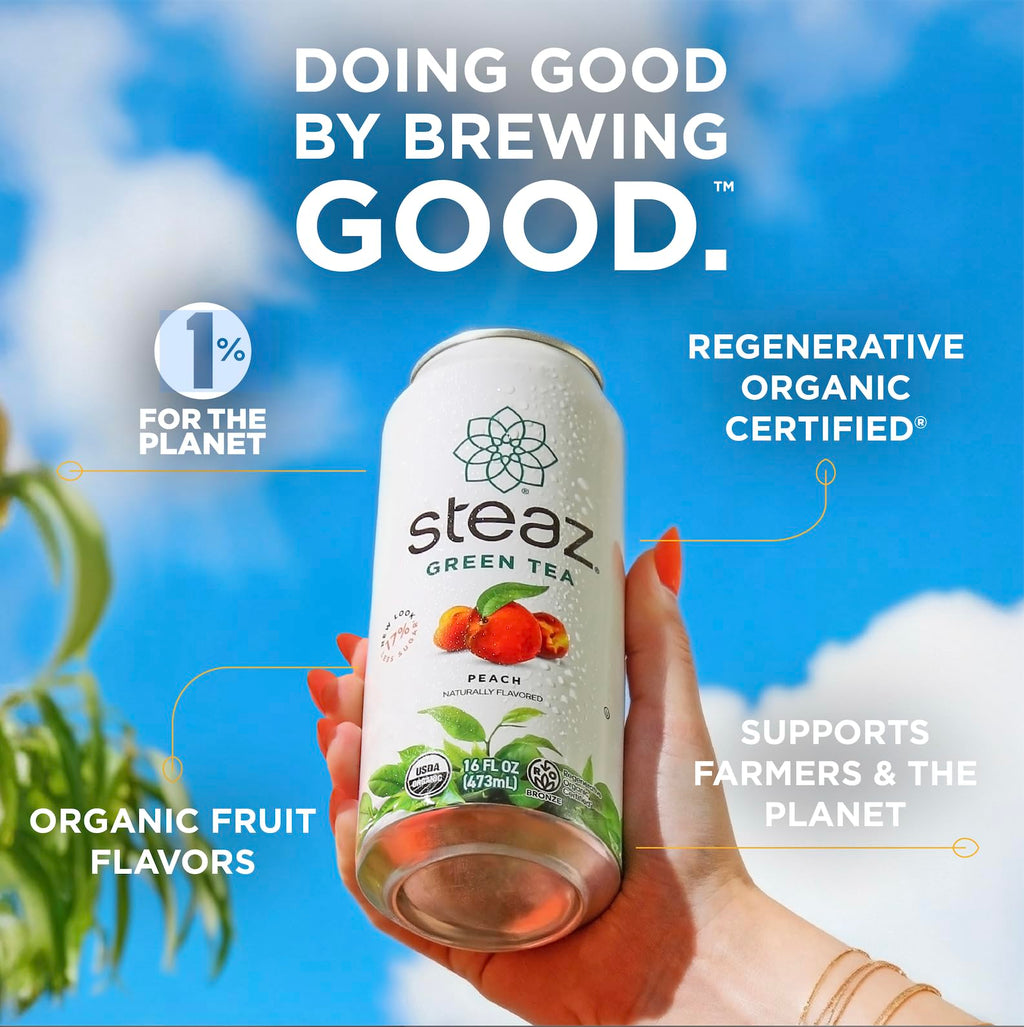 Organic Green Tea – Zero Sugar, 12 Pack