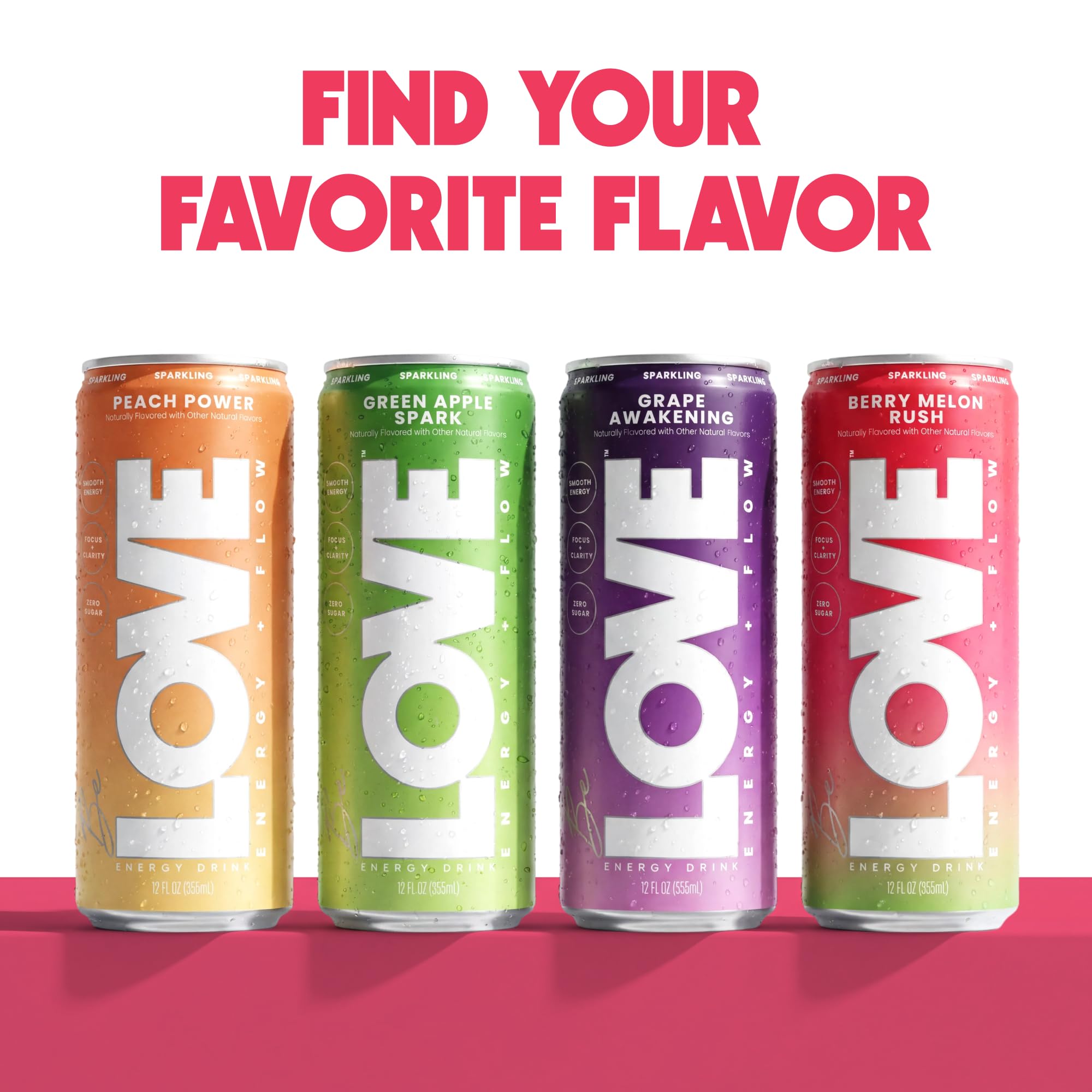 Be LOVE™ Nootropic Energy Drink - 12 fl oz (Pack of 12)