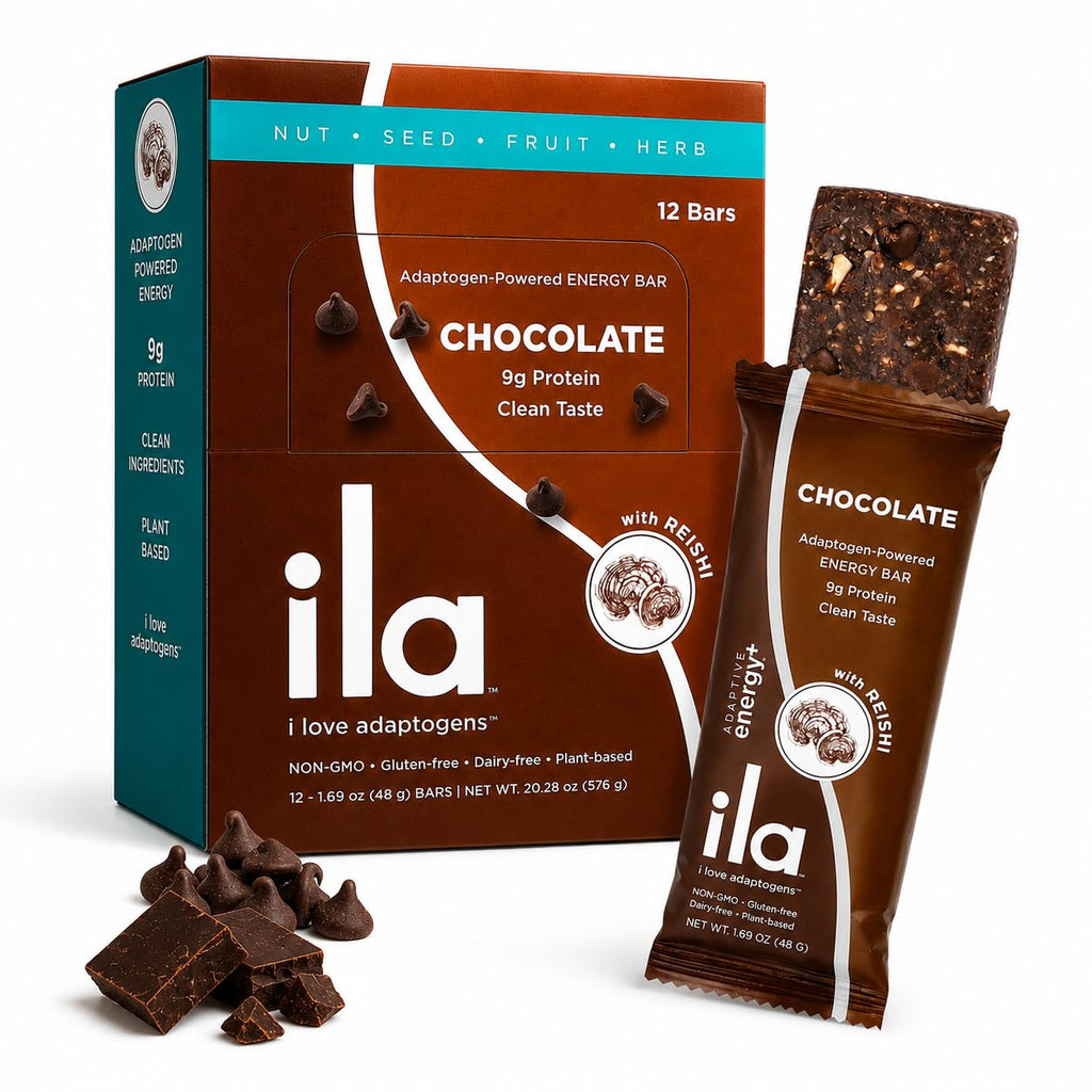 Peanut & Chocolate Adaptogen Energy Bar – 9g Plant Protein