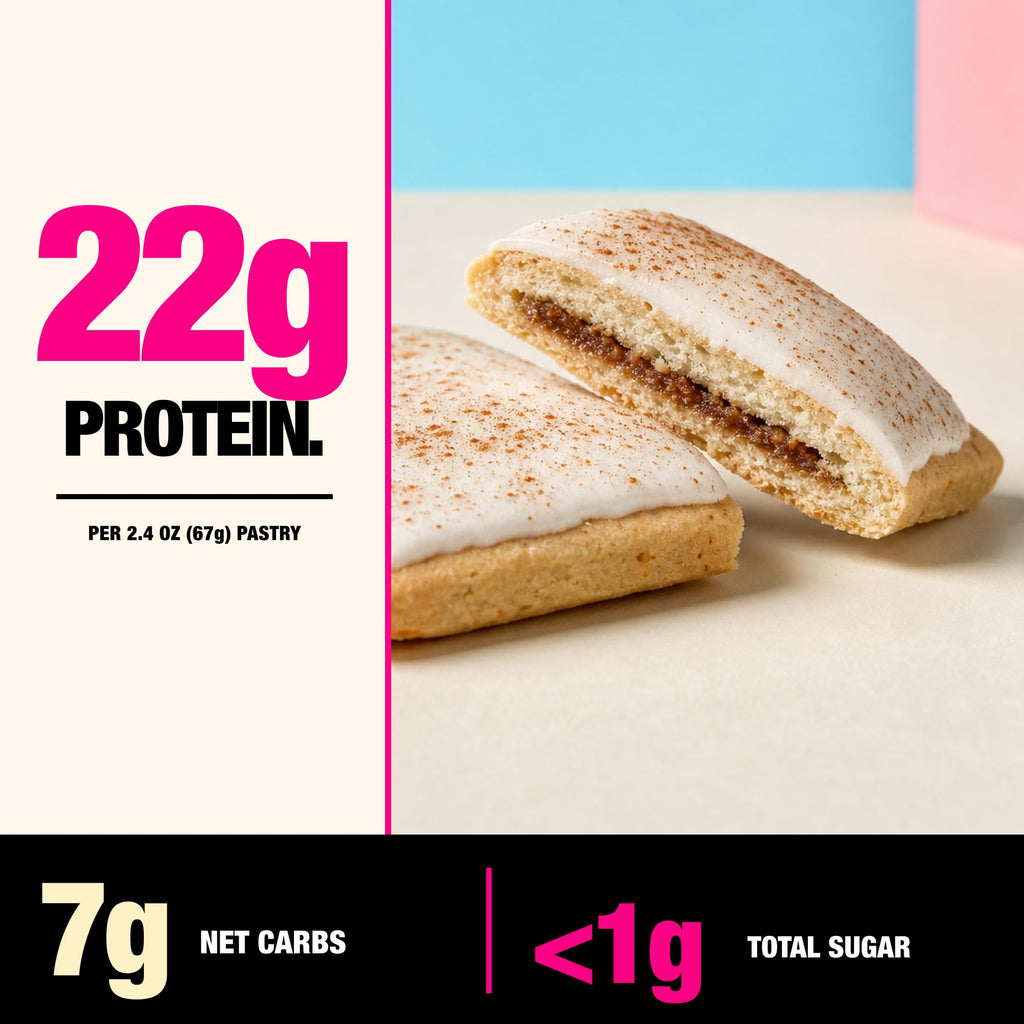 Legendary Foods 22g High Protein Pastry Value 32 Pack, Individually Wrapped