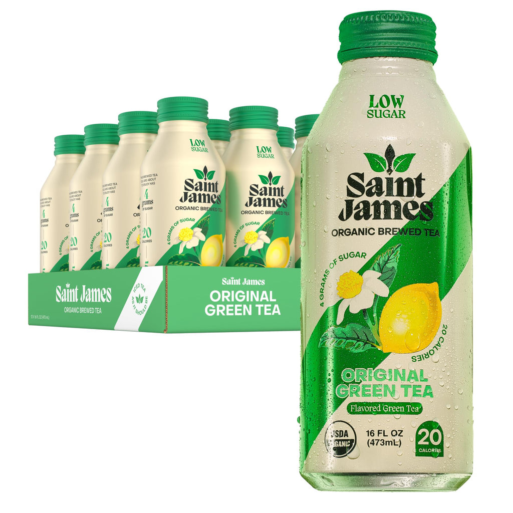 Saint James Iced Tea, Variety Green Tea, Black Tea & Fruit Tea Flavors