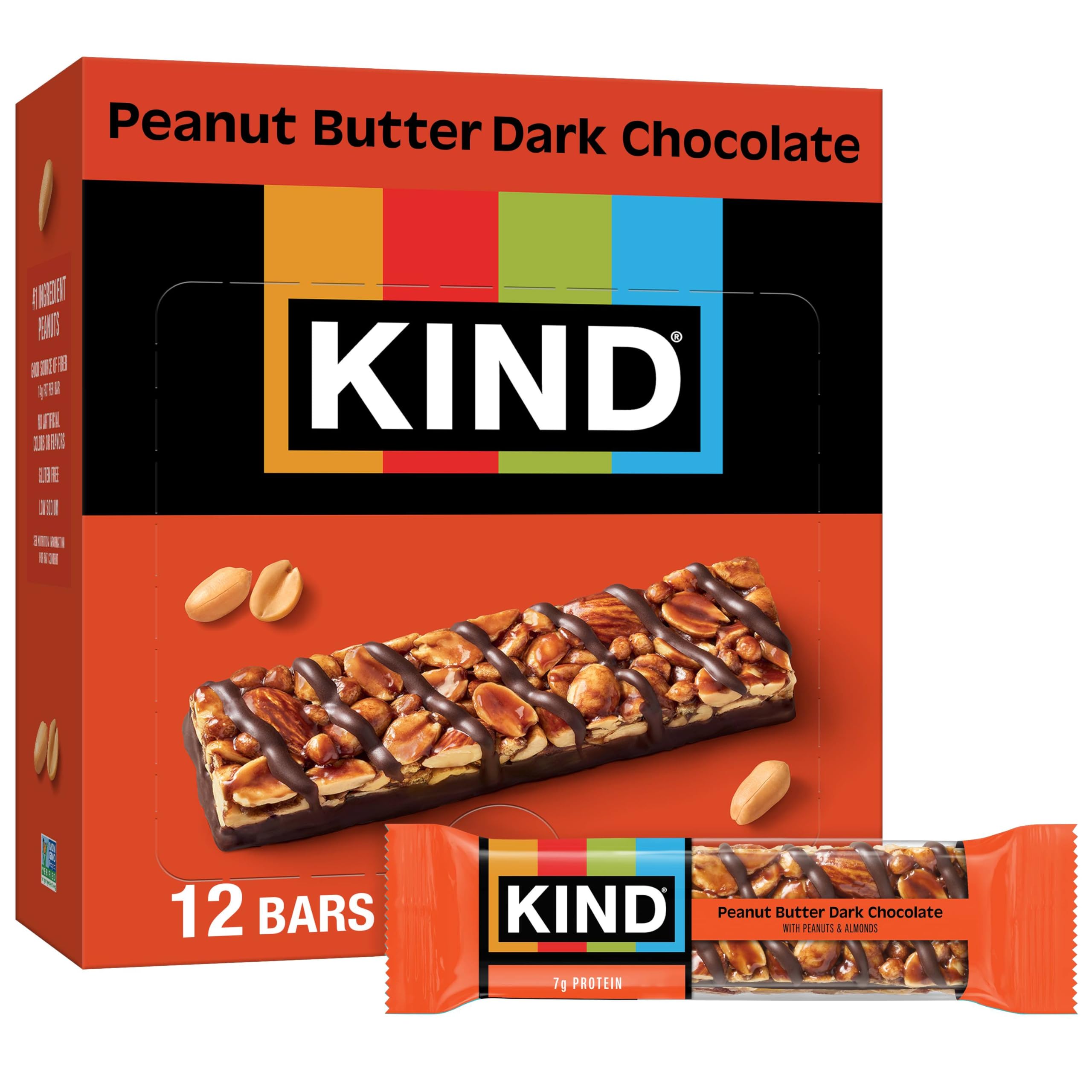 KIND Almond & Coconut Bars, Low Glycemic Index, Gluten Free Bars