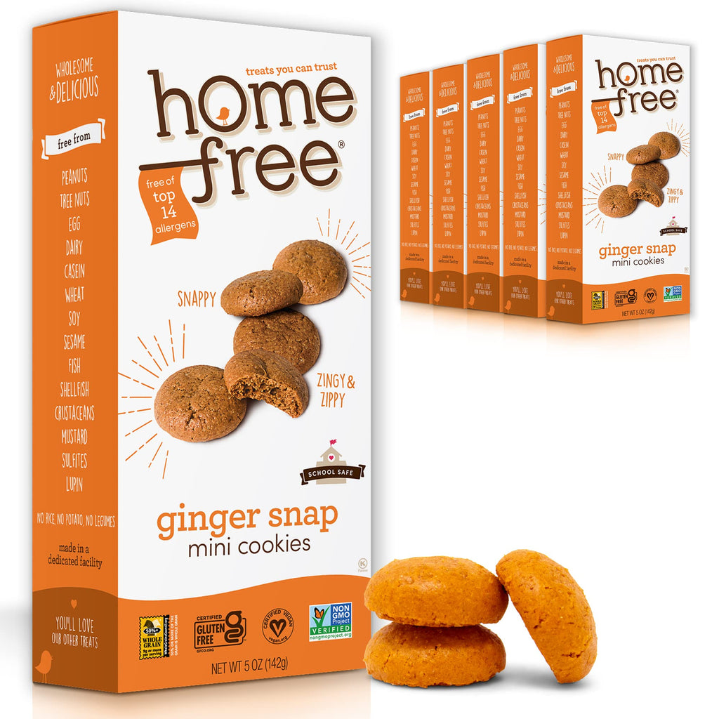 Homefree Ginger Snap Mini Cookies