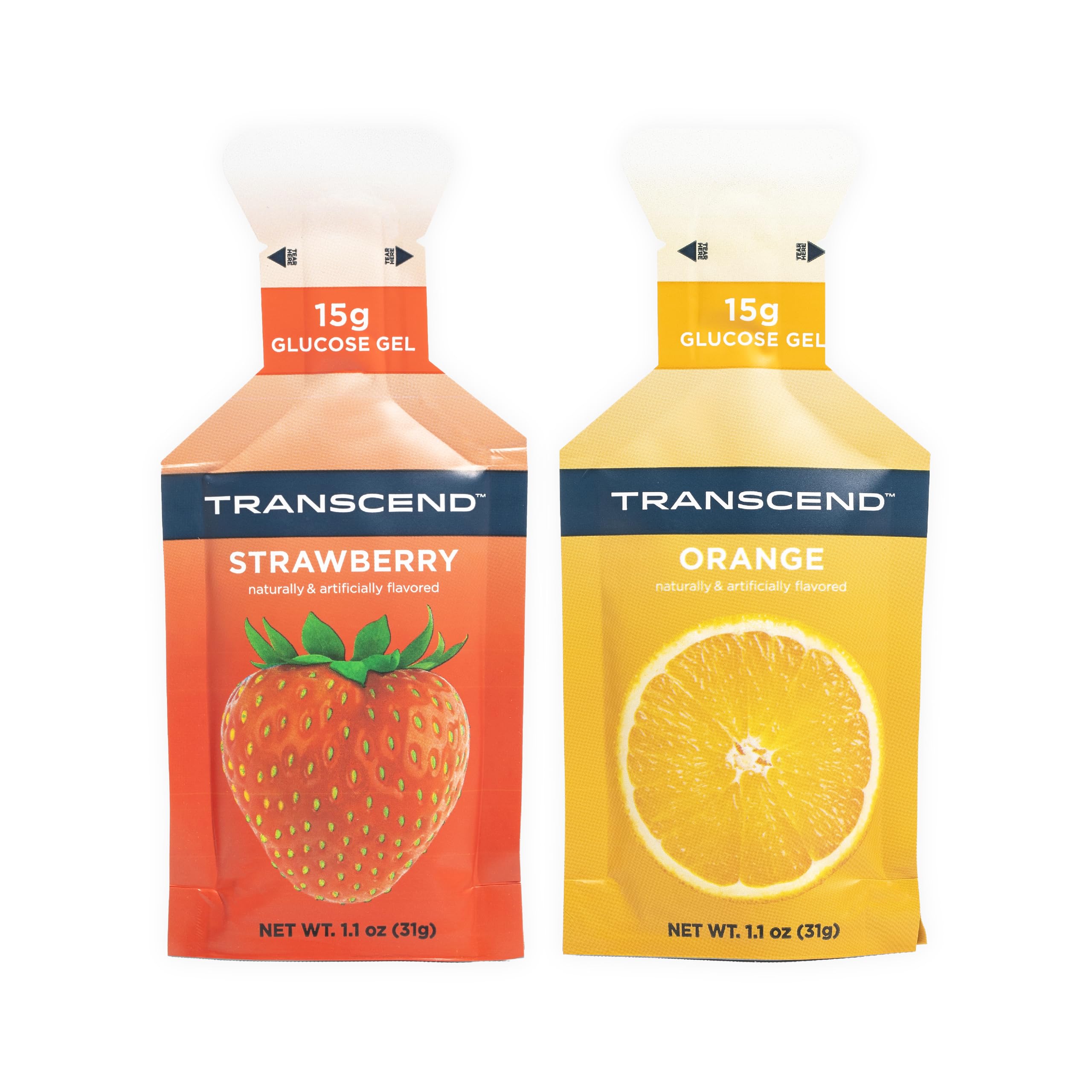Strawberry & Orange Carb Gel – Caffeine-Free, Gluten-Free