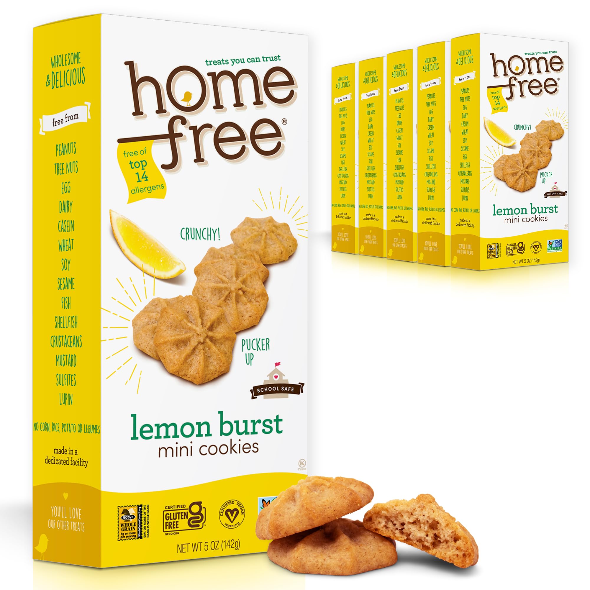 Homefree Ginger Snap Mini Cookies