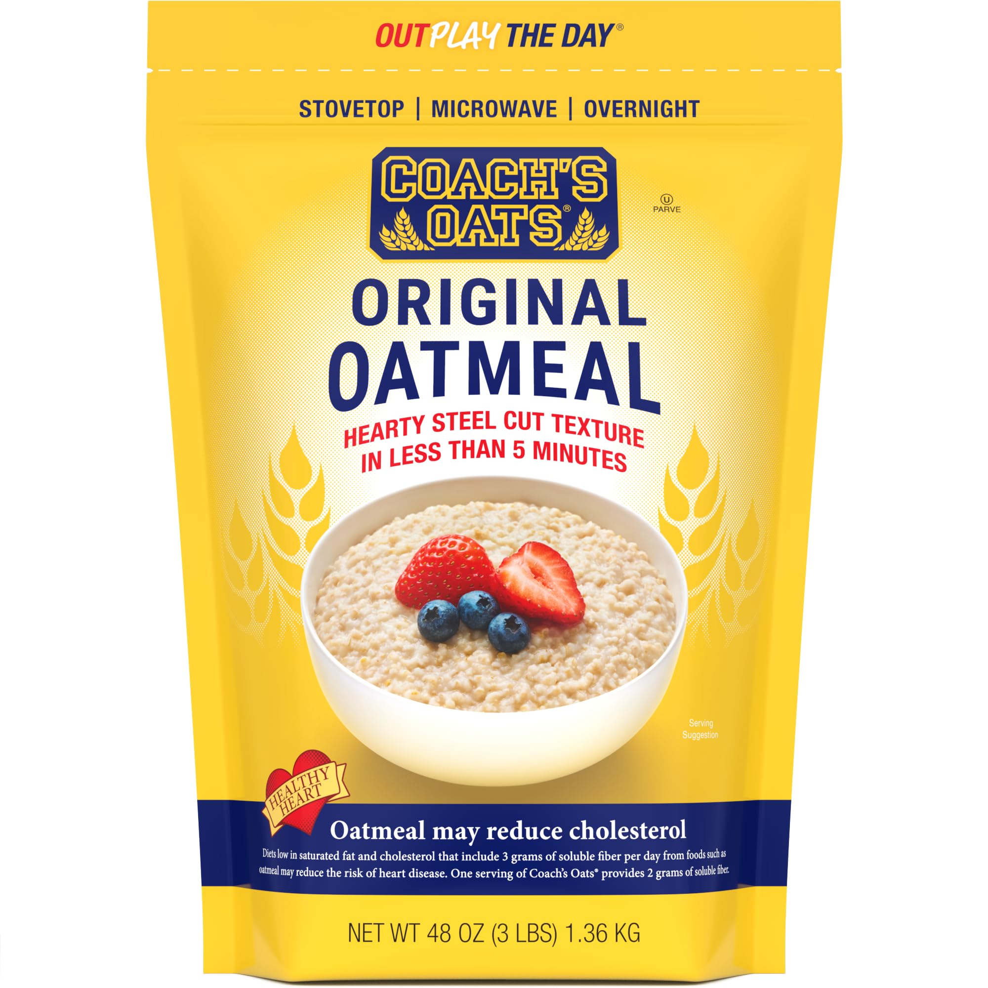 Steel Cut Whole Grain Oats – 48 oz