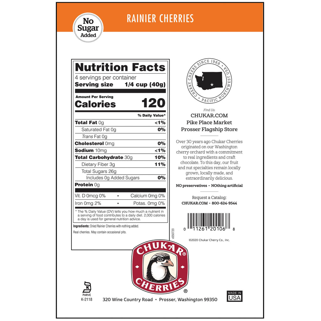 Chukar Cherries Rainier Cherries