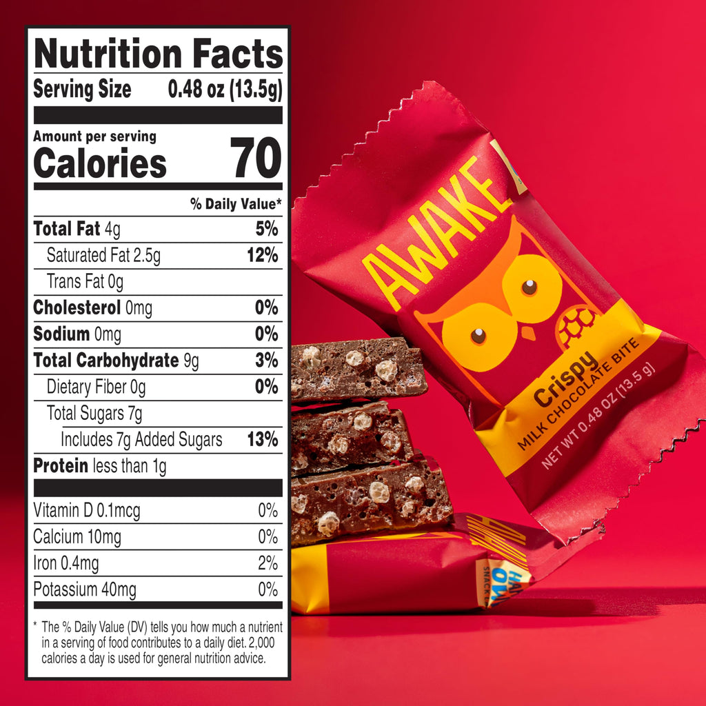 AWAKE - Caffeinated Chocolate Bites