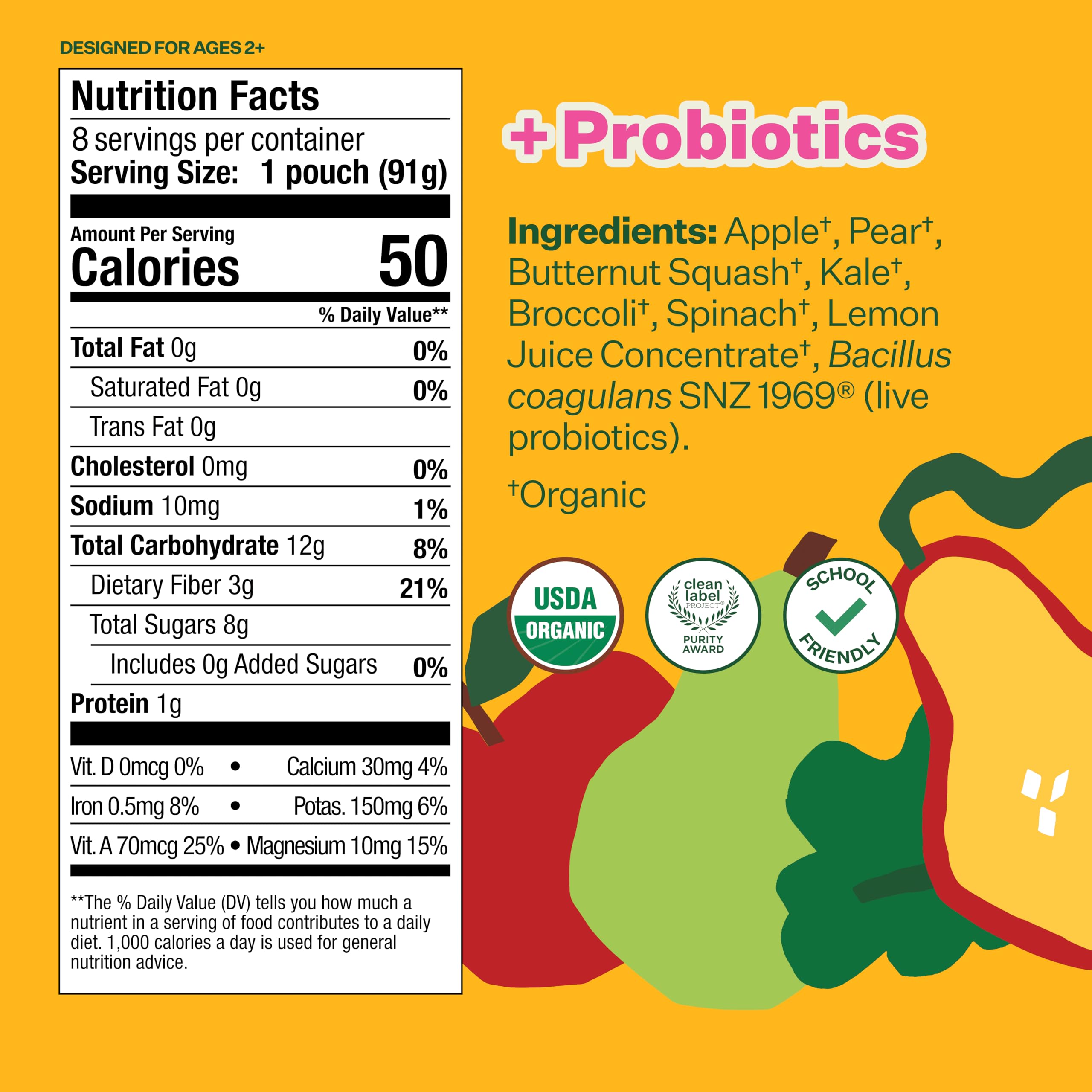 YUMI Toddler Smoothie Pouch - Multi Flavor