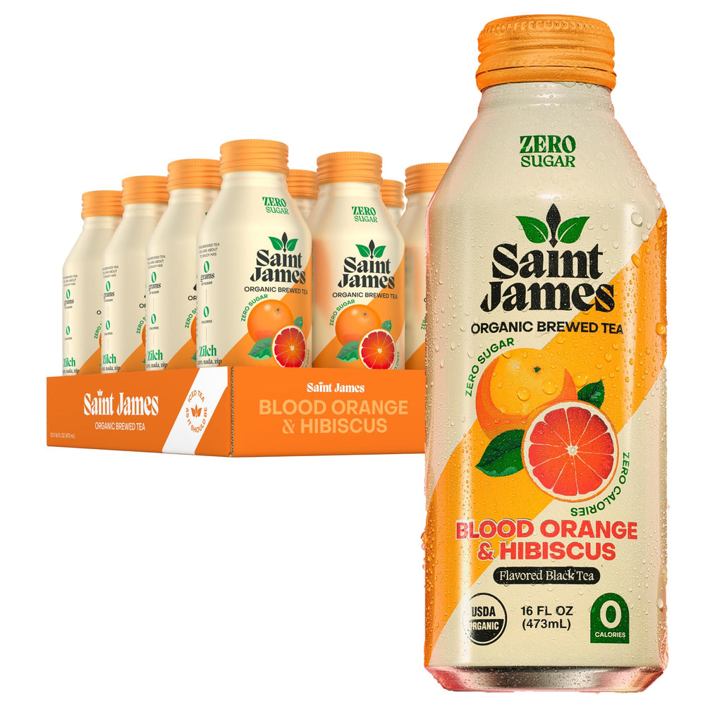 Saint James Iced Tea, Variety Green Tea, Black Tea & Fruit Tea Flavors