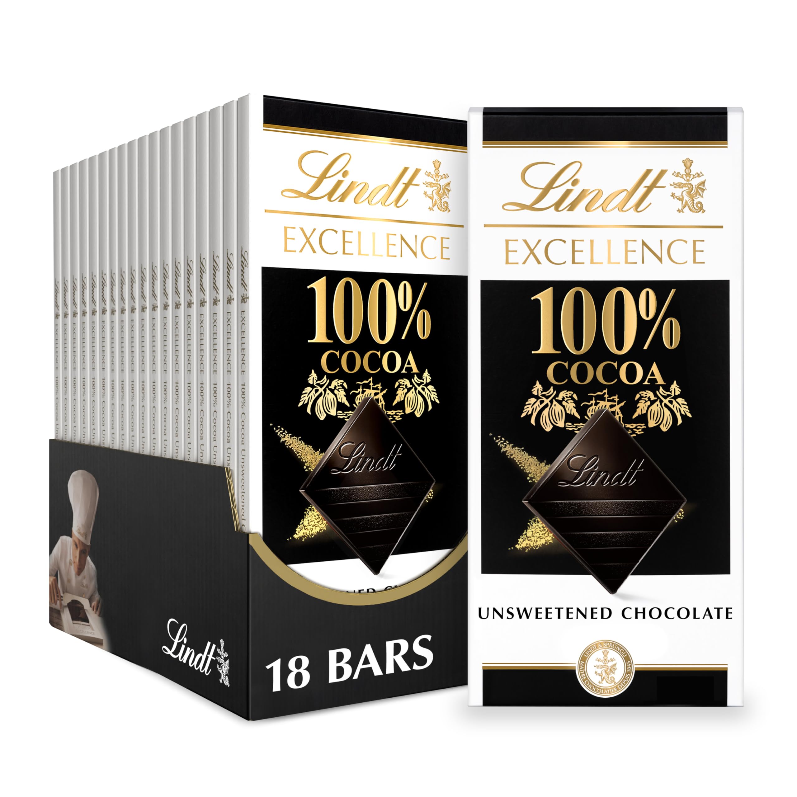 Lindt EXCELLENCE 85% Cocoa Dark Chocolate Candy Bar