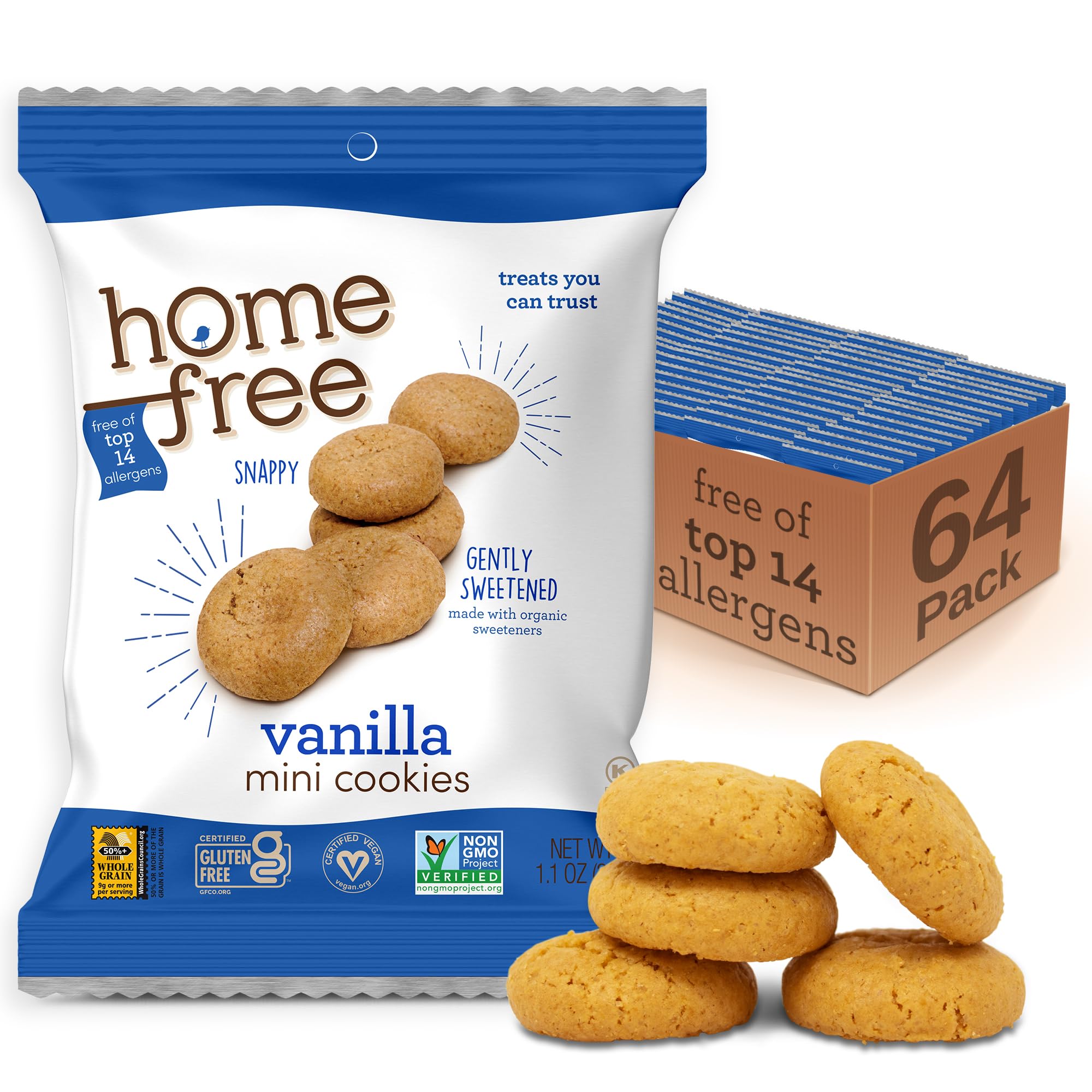 Homefree Double Chocolate Chip Mini Cookies