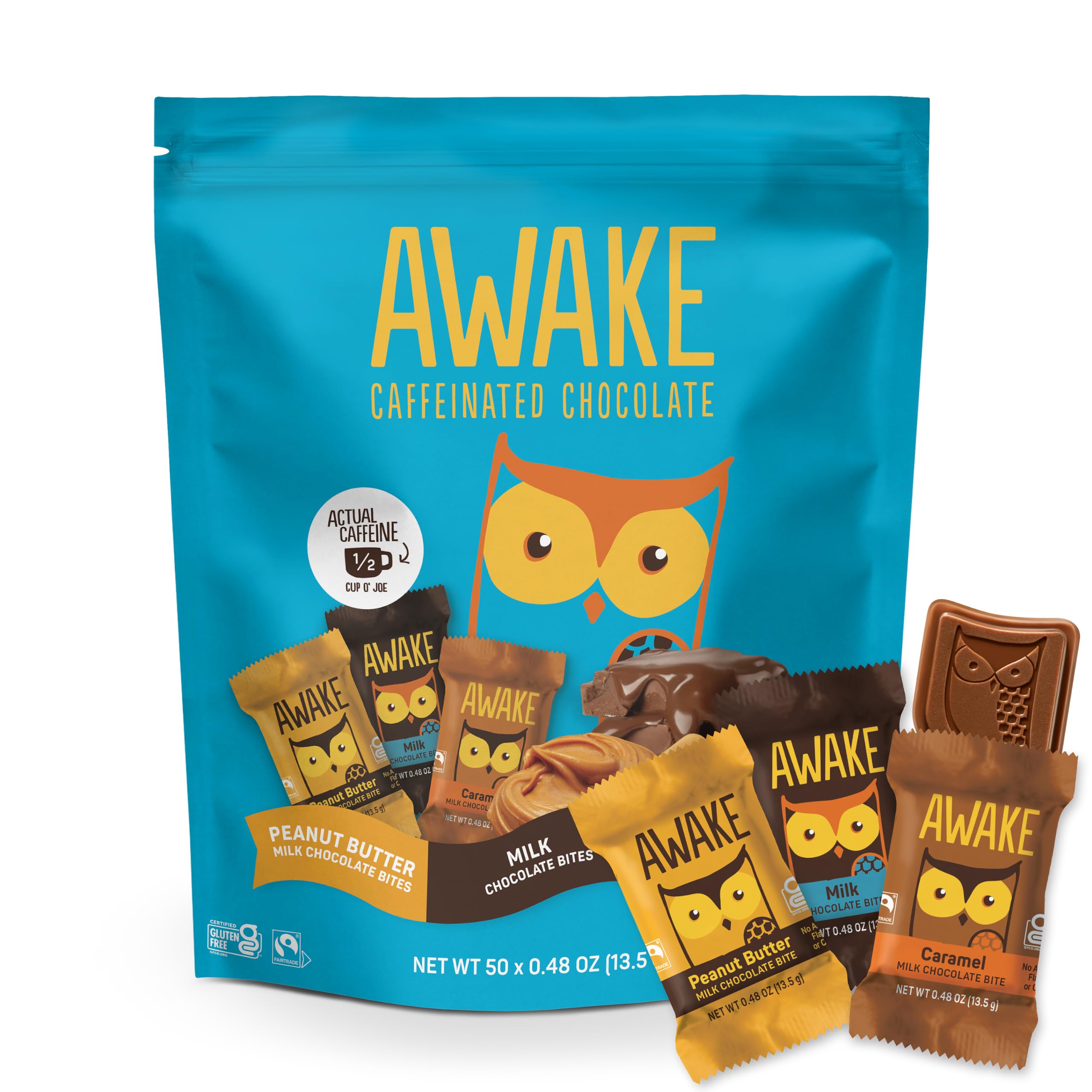 AWAKE - Caffeinated Chocolate Bites