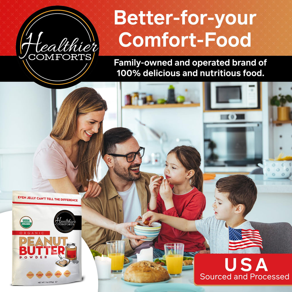 Healthier Comforts Organic Peanut Butter Powder - Parent