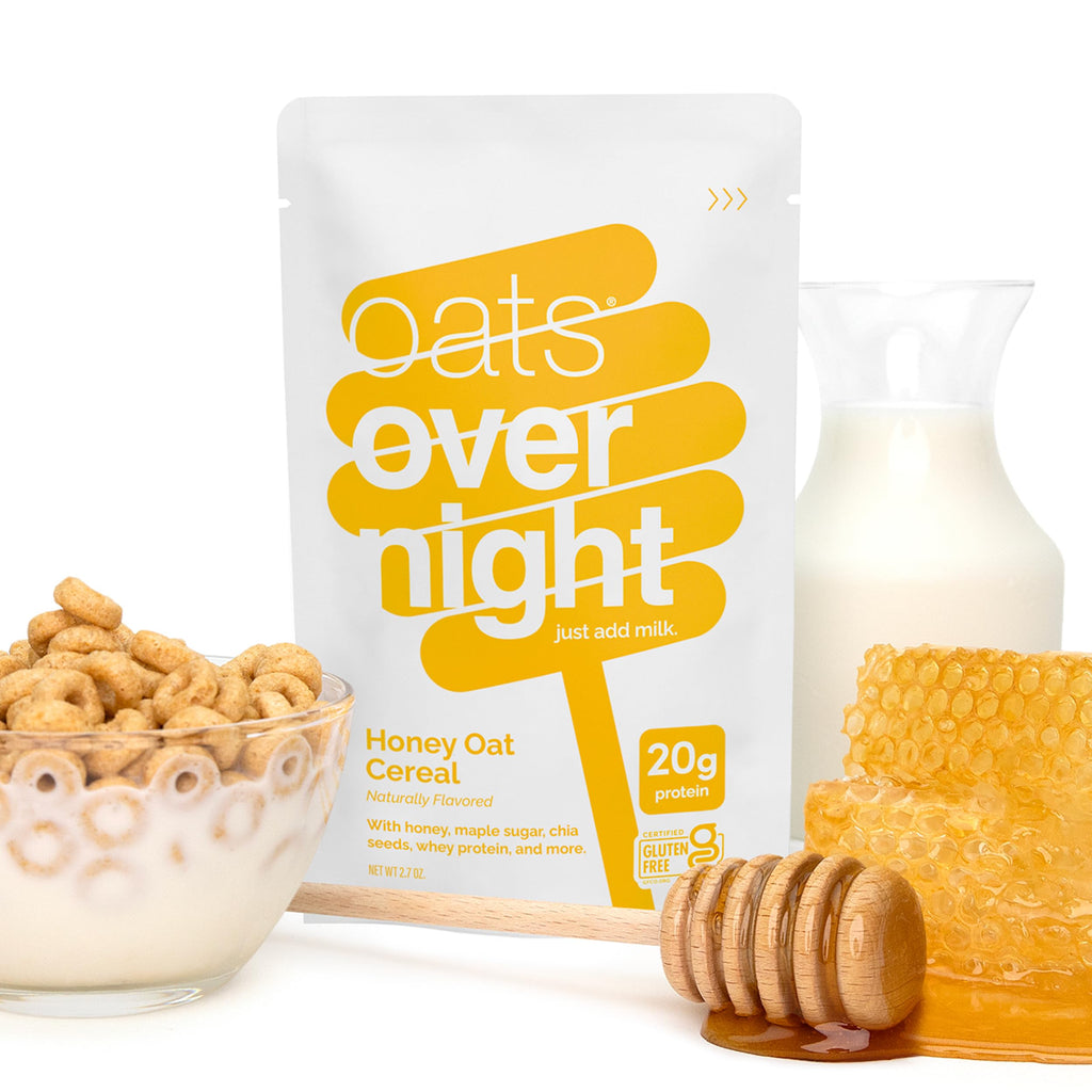 Oats Overnight Honey Oat Cereal – High Protein Oatmeal