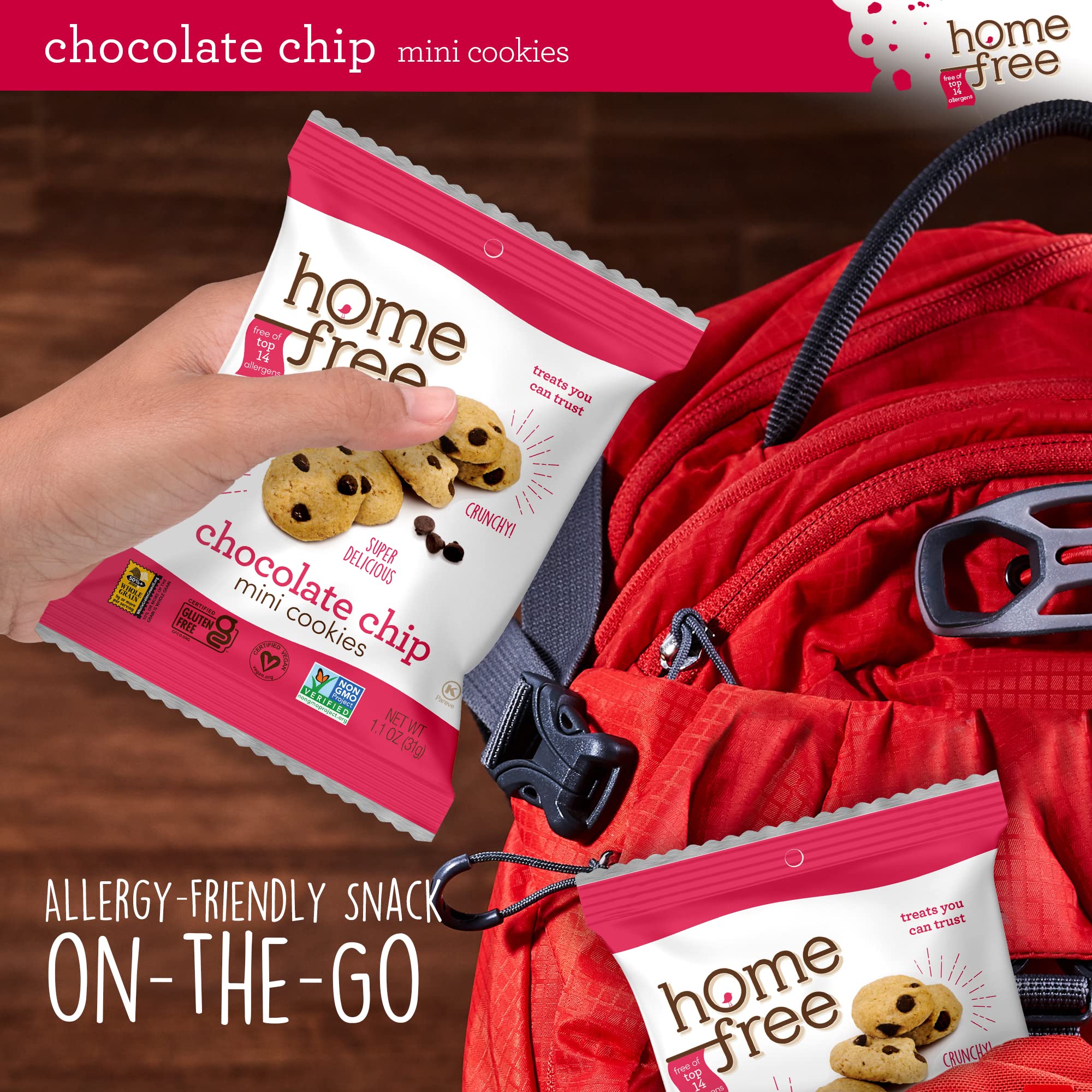 Homefree Ginger Snap Mini Cookies