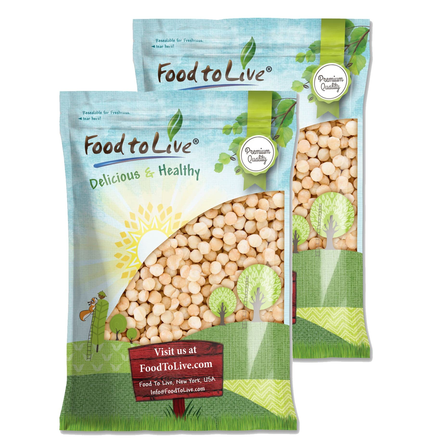 Food to Live Whole Macadamia Nuts