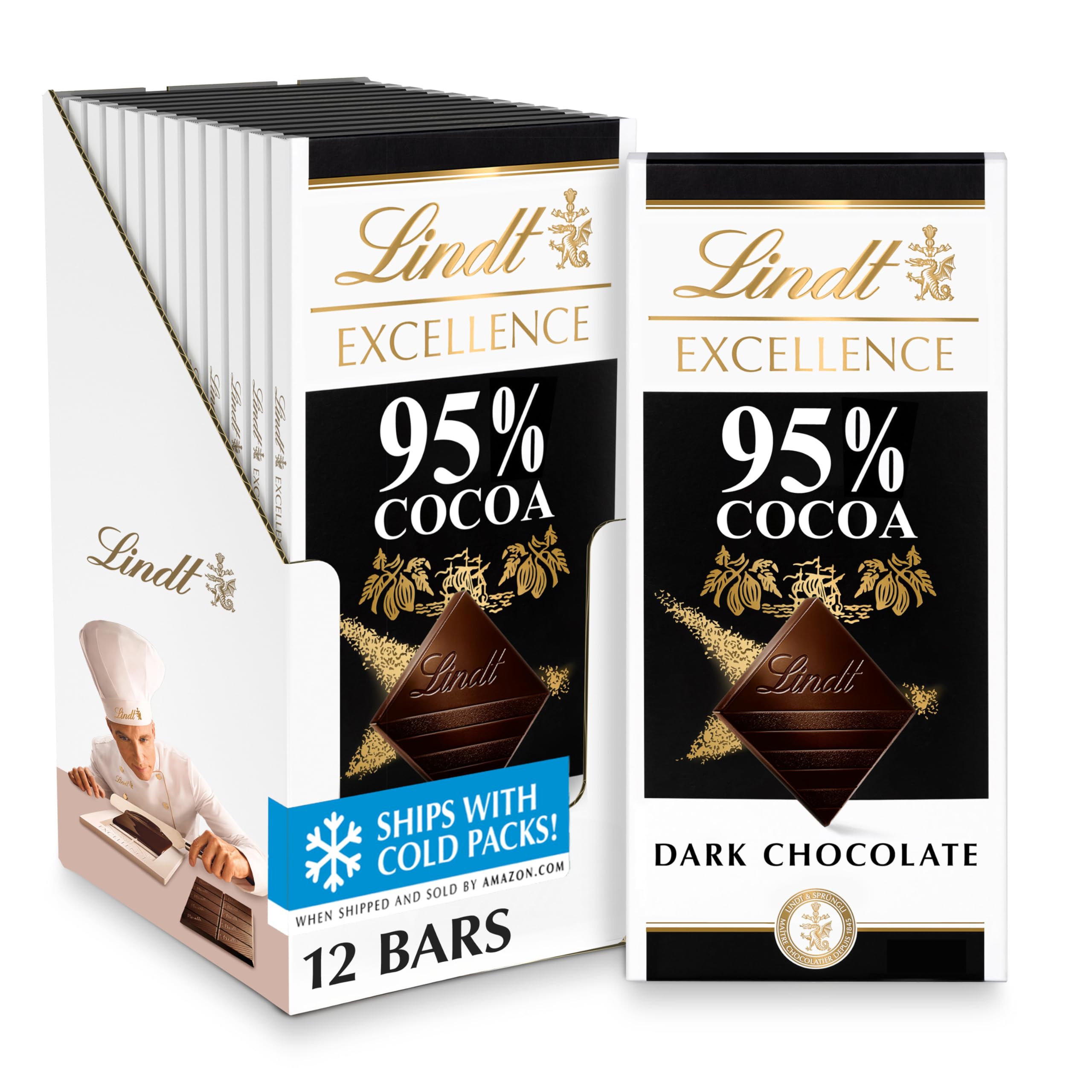 Lindt EXCELLENCE 85% Cocoa Dark Chocolate Candy Bar