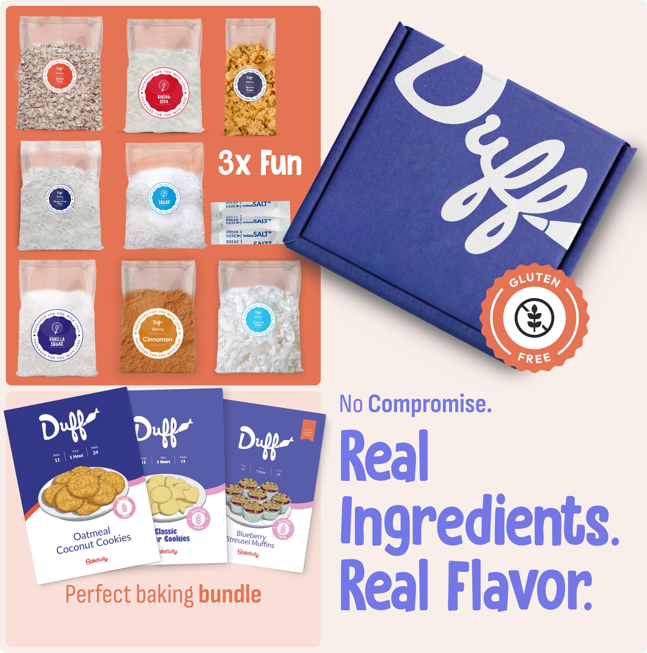 Baketivity x Duff Goldman Gluten Free Kids Baking Kits