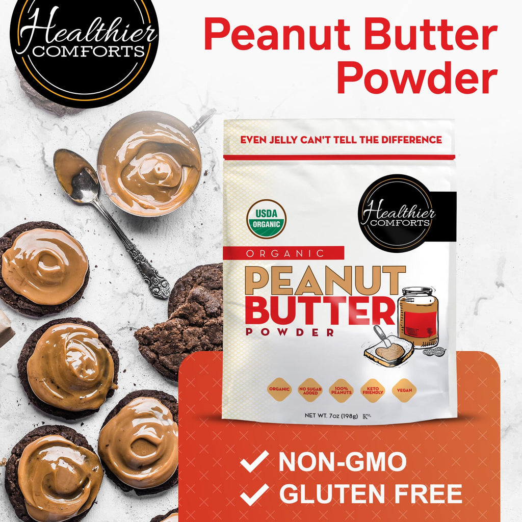 Healthier Comforts Organic Peanut Butter Powder - Parent