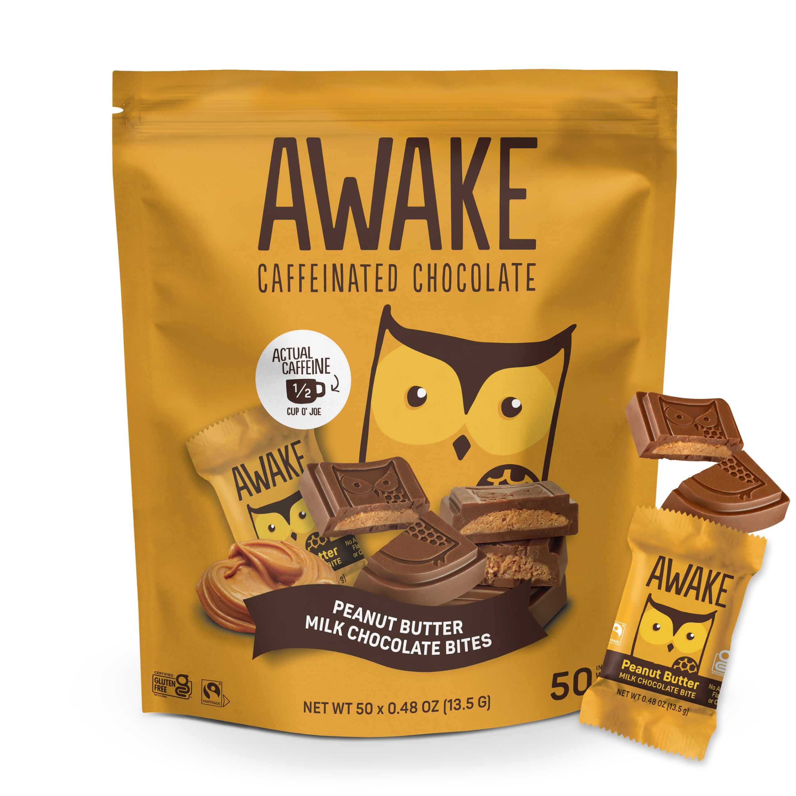 AWAKE - Caffeinated Chocolate Bites