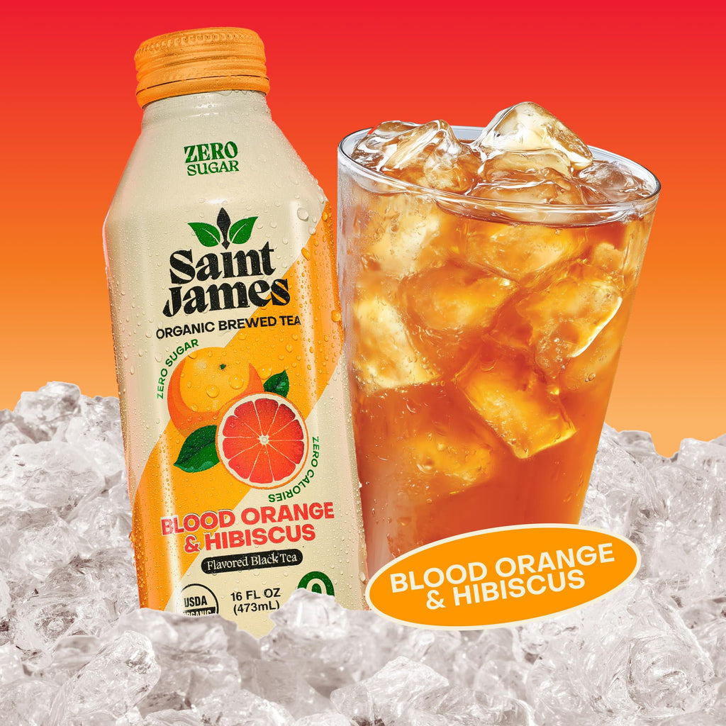 Saint James Iced Tea, Variety Green Tea, Black Tea & Fruit Tea Flavors