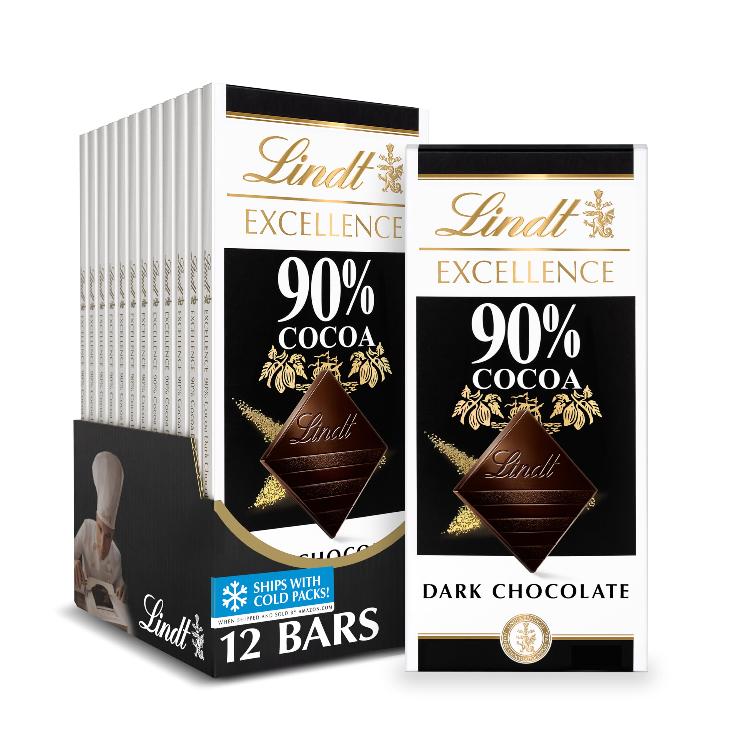 Lindt EXCELLENCE 85% Cocoa Dark Chocolate Candy Bar