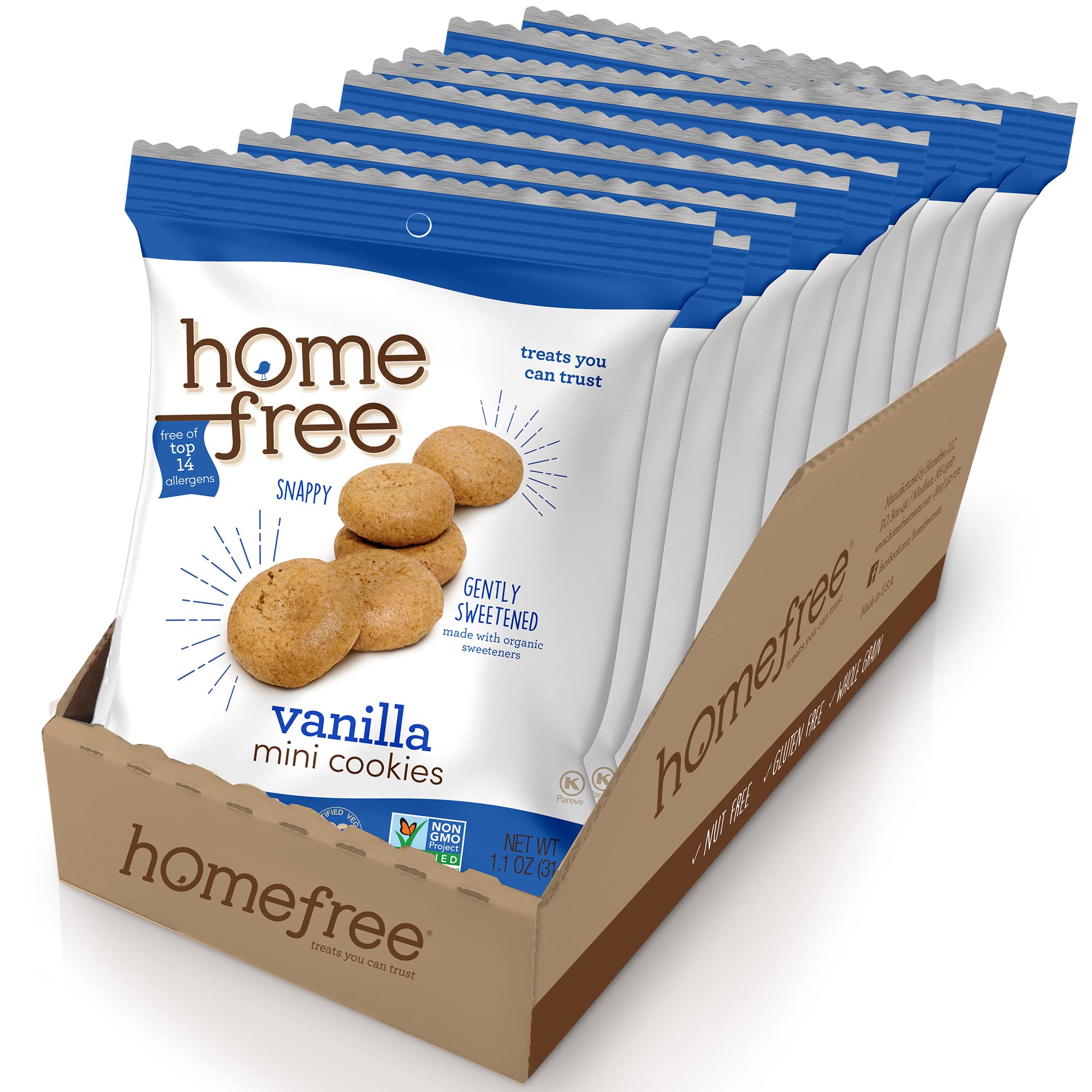 Homefree Double Chocolate Chip Mini Cookies
