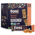 Tosi Nut Bars - Plant Based Healthy Snack Bars, 12-Pack