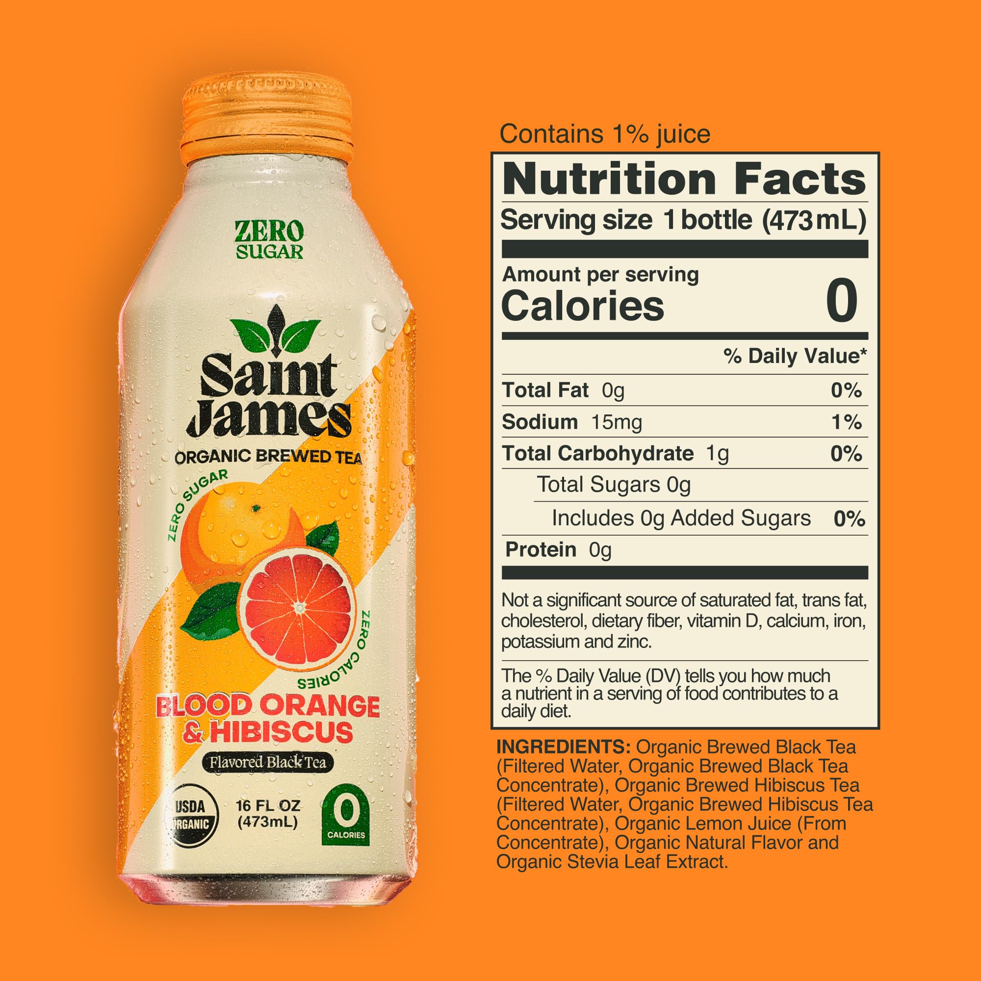 Saint James Iced Tea, Variety Green Tea, Black Tea & Fruit Tea Flavors