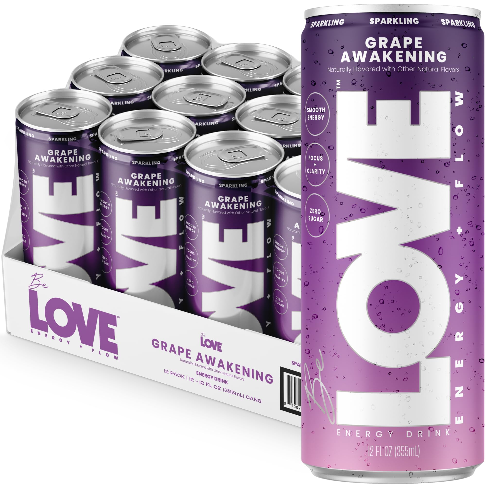 Be LOVE™ Nootropic Energy Drink - 12 fl oz (Pack of 12)