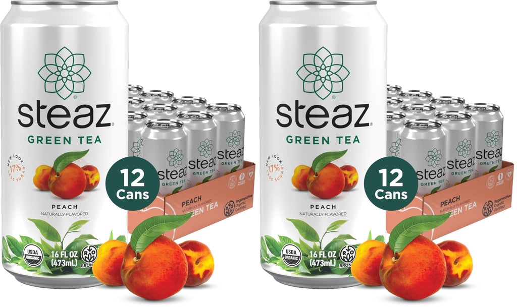 Organic Green Tea – Zero Sugar, 12 Pack