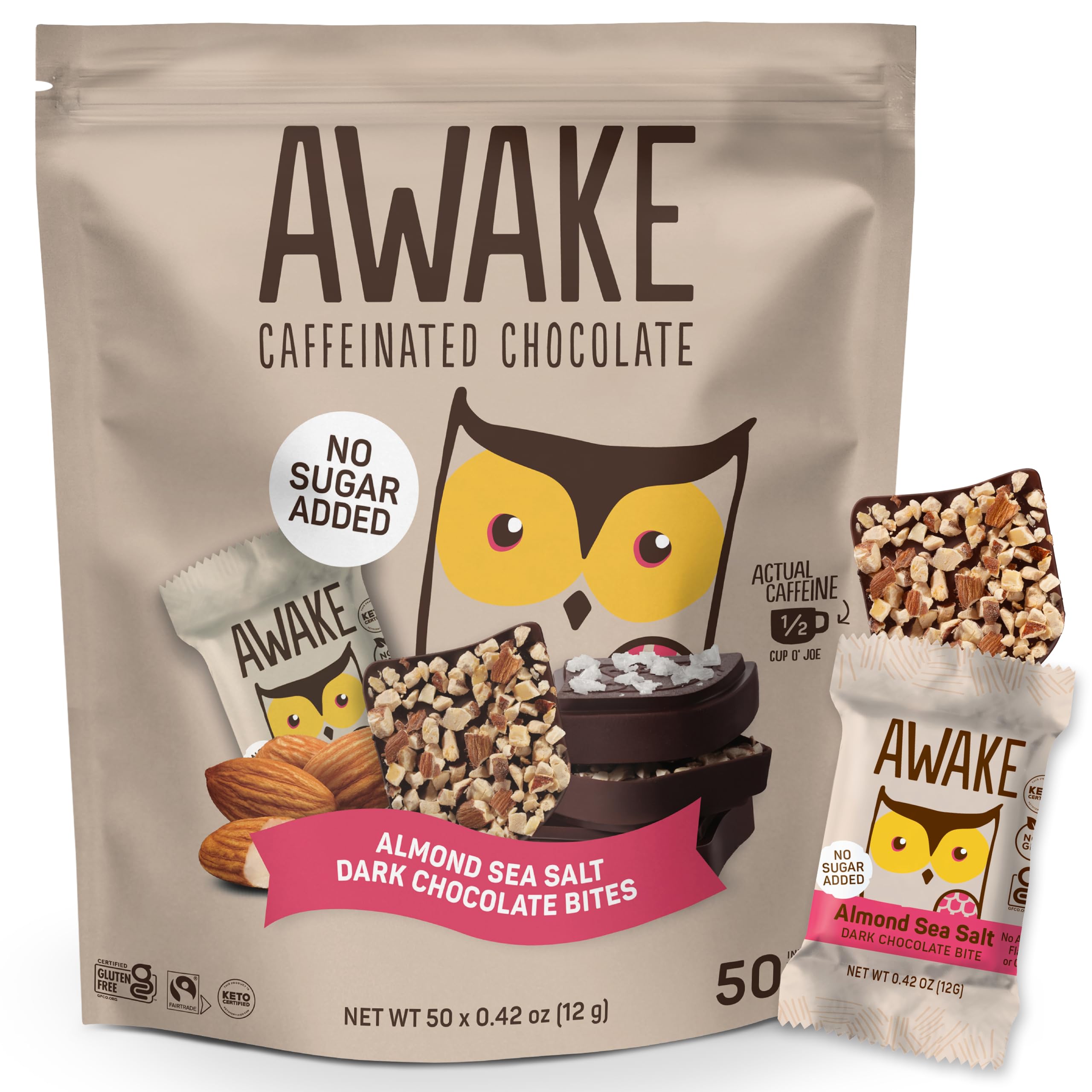 AWAKE - Caffeinated Chocolate Bites