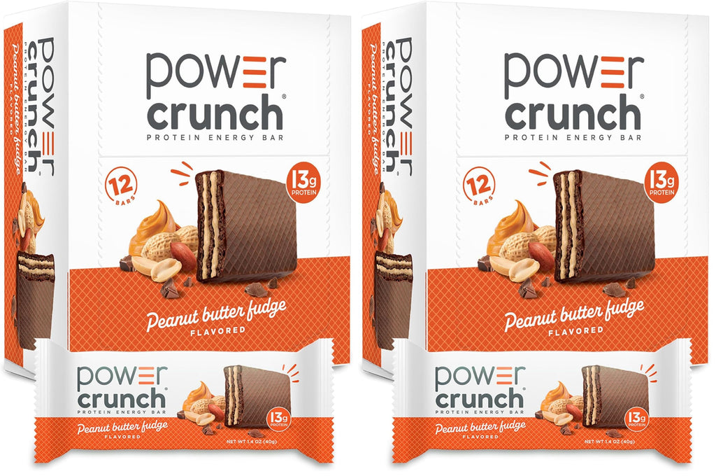Power Crunch Whey Protein Bars, High Protein Snacks with Delicious Taste