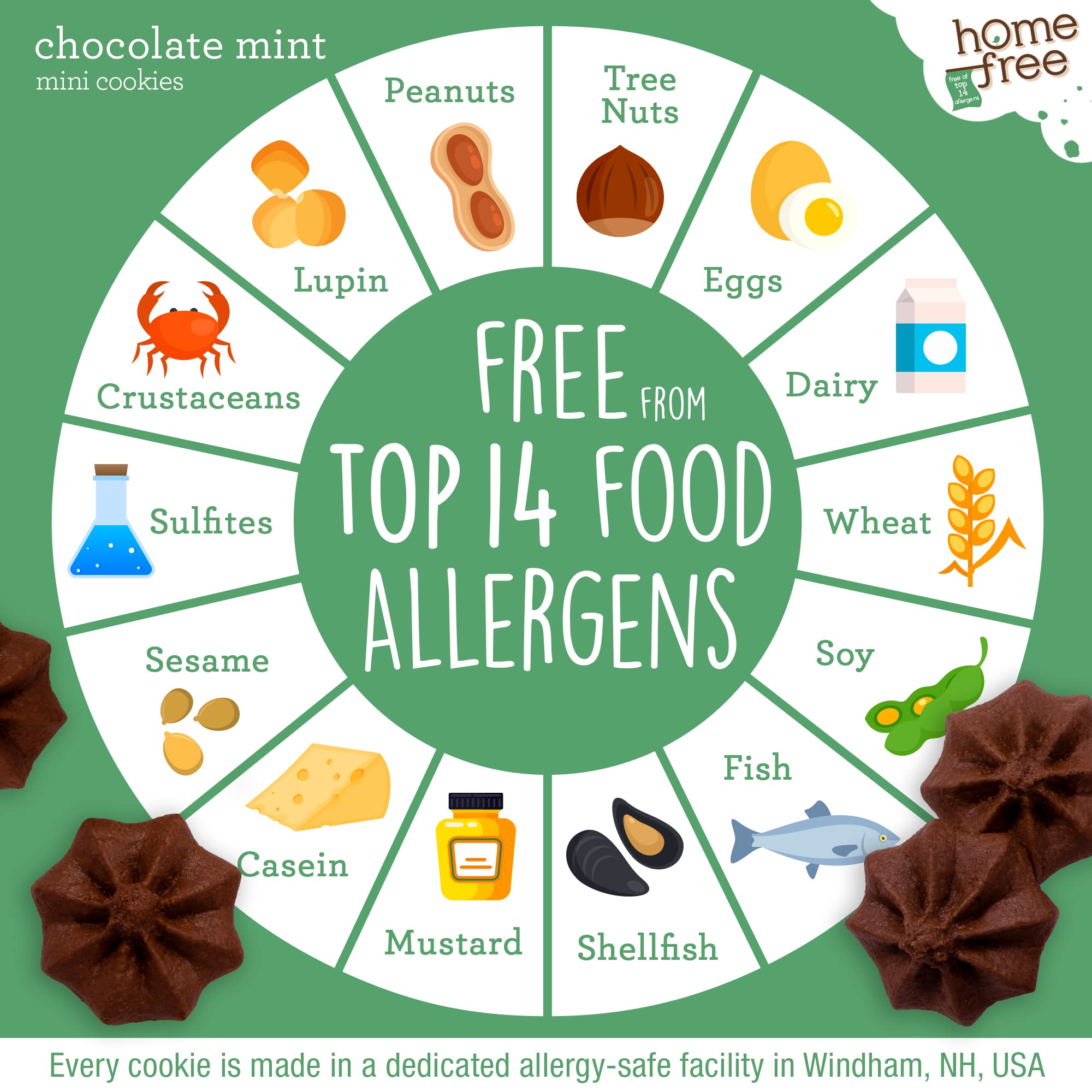 Homefree Double Chocolate Chip Mini Cookies
