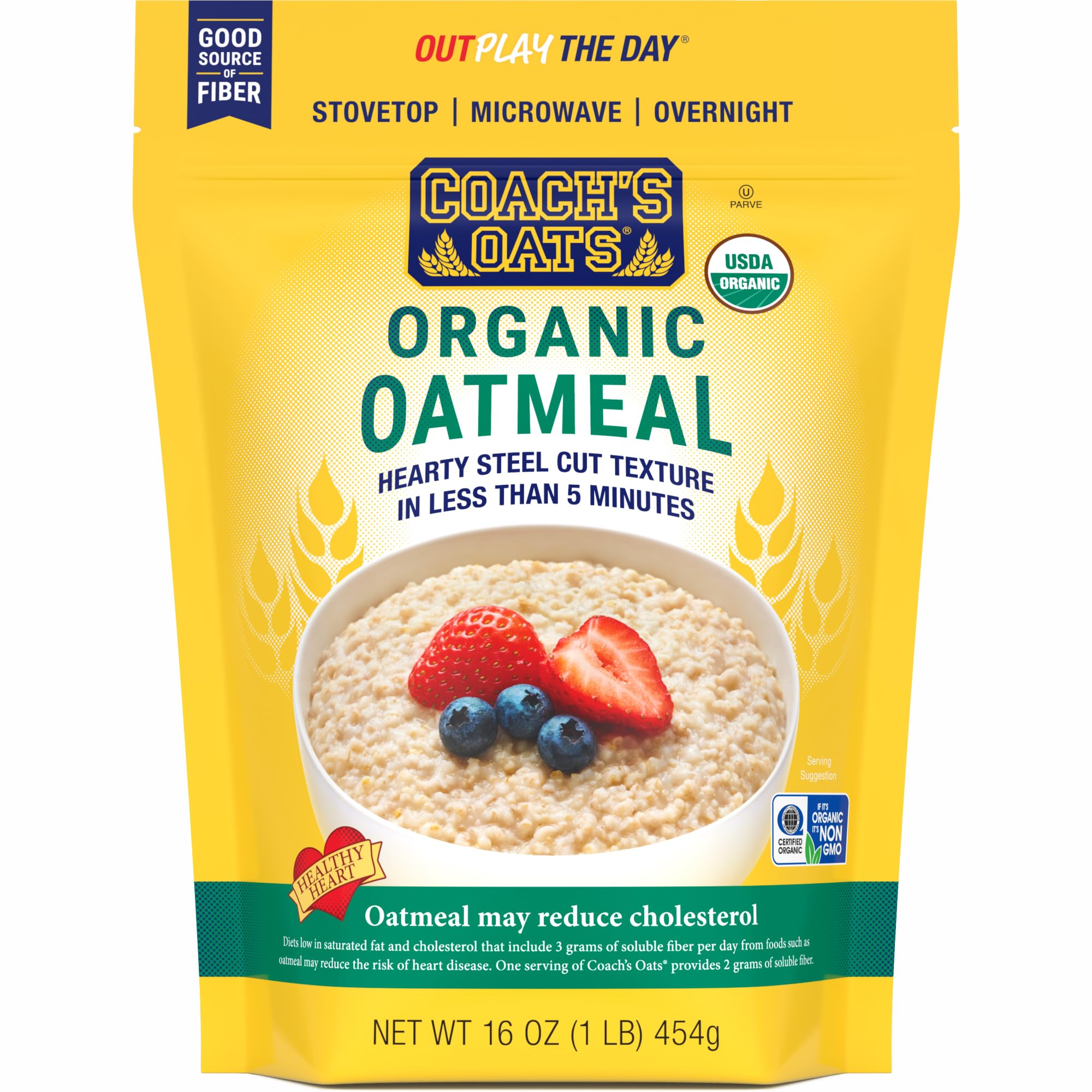 Steel Cut Whole Grain Oats – 48 oz