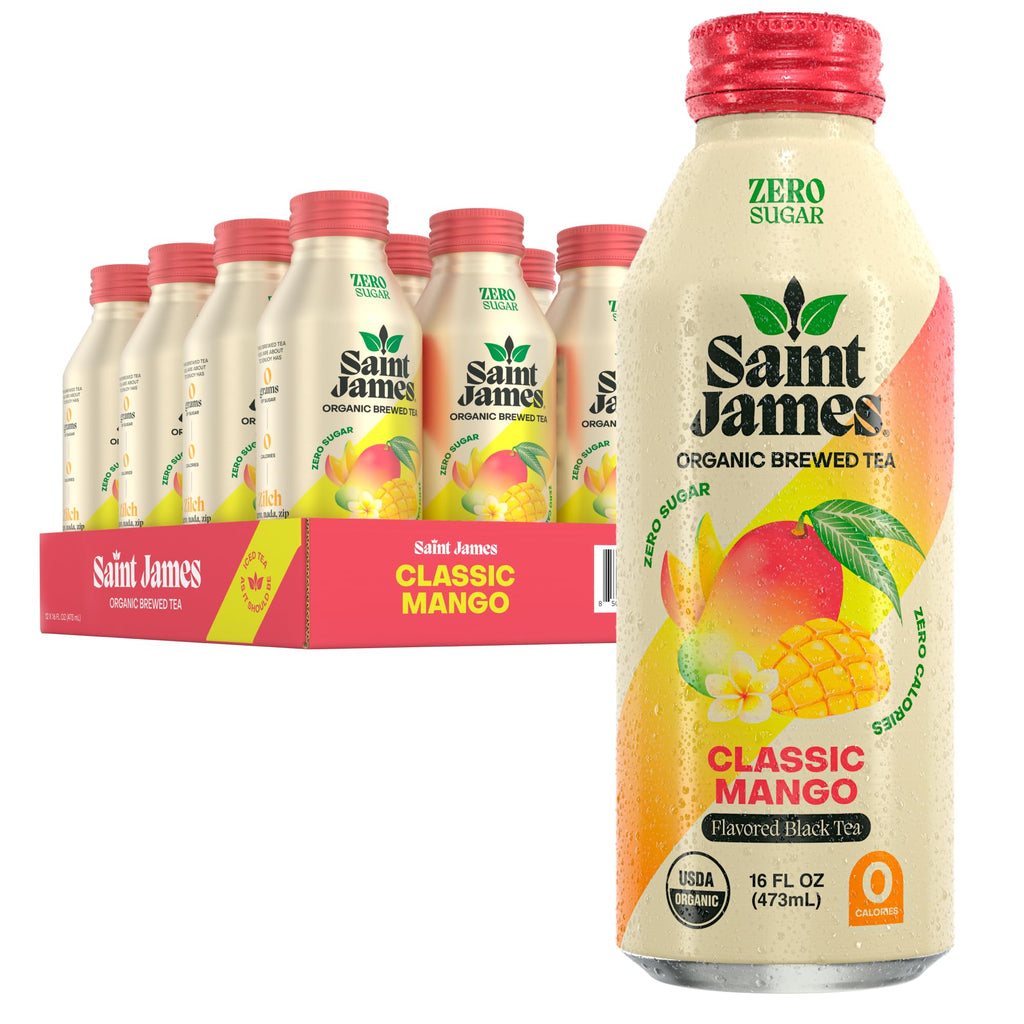 Saint James Iced Tea, Variety Green Tea, Black Tea & Fruit Tea Flavors