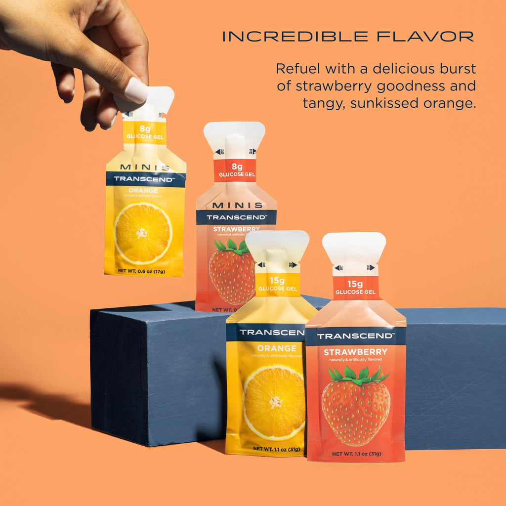 Strawberry & Orange Carb Gel – Caffeine-Free, Gluten-Free