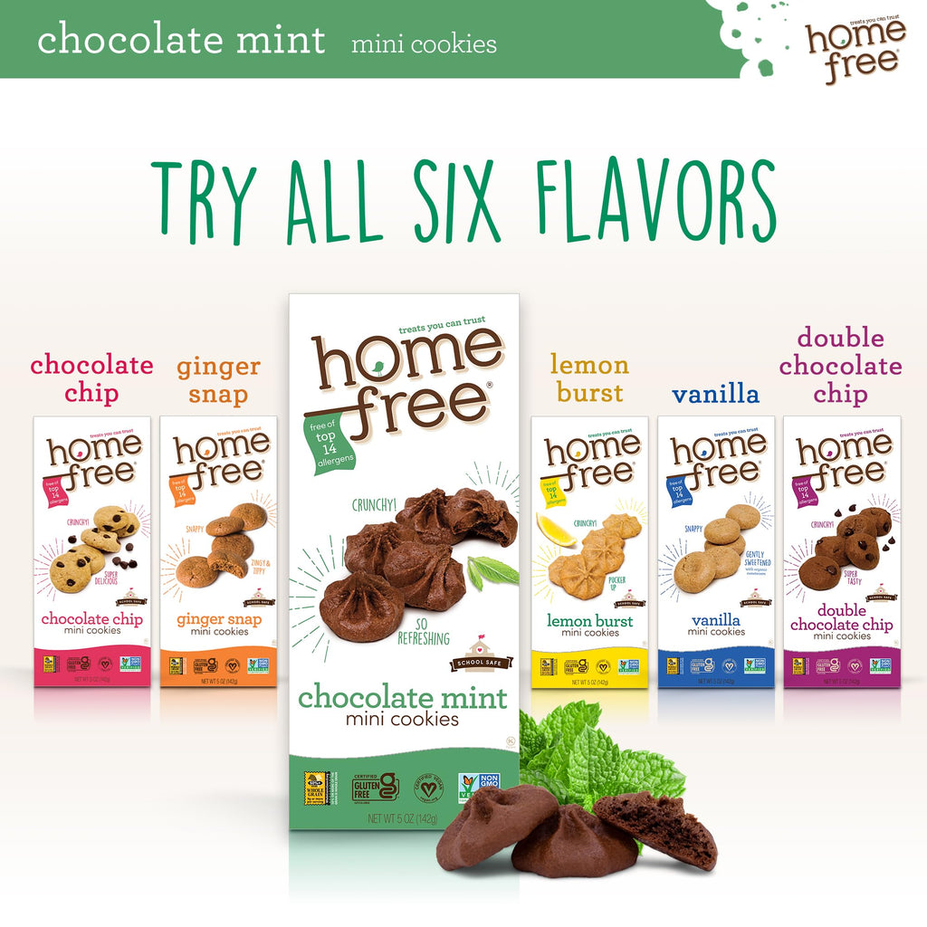 Homefree Double Chocolate Chip Mini Cookies