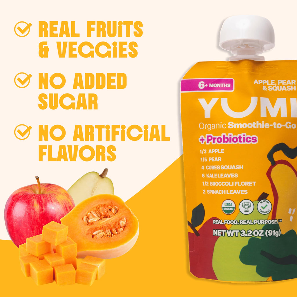YUMI Toddler Smoothie Pouch - Multi Flavor