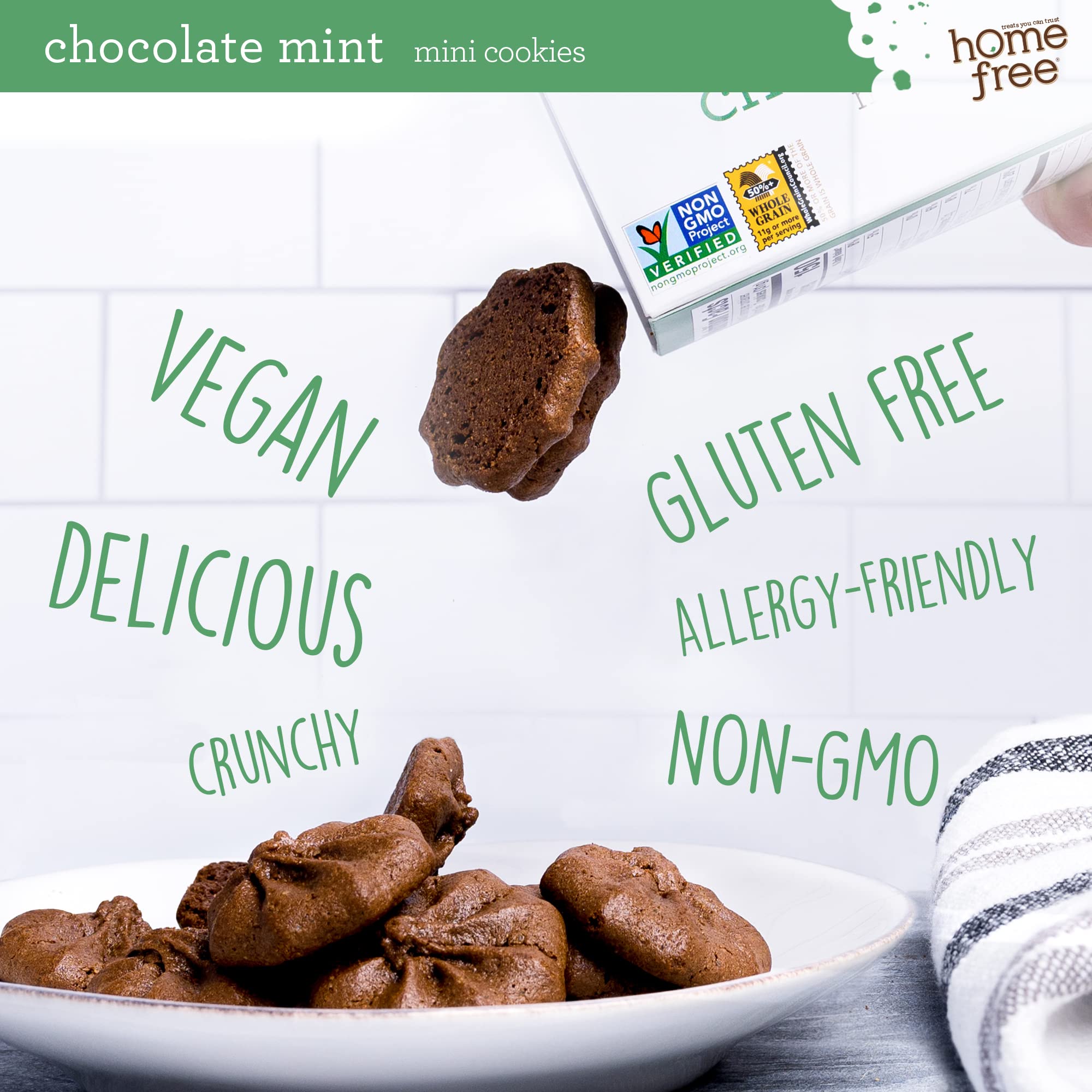 Homefree Double Chocolate Chip Mini Cookies