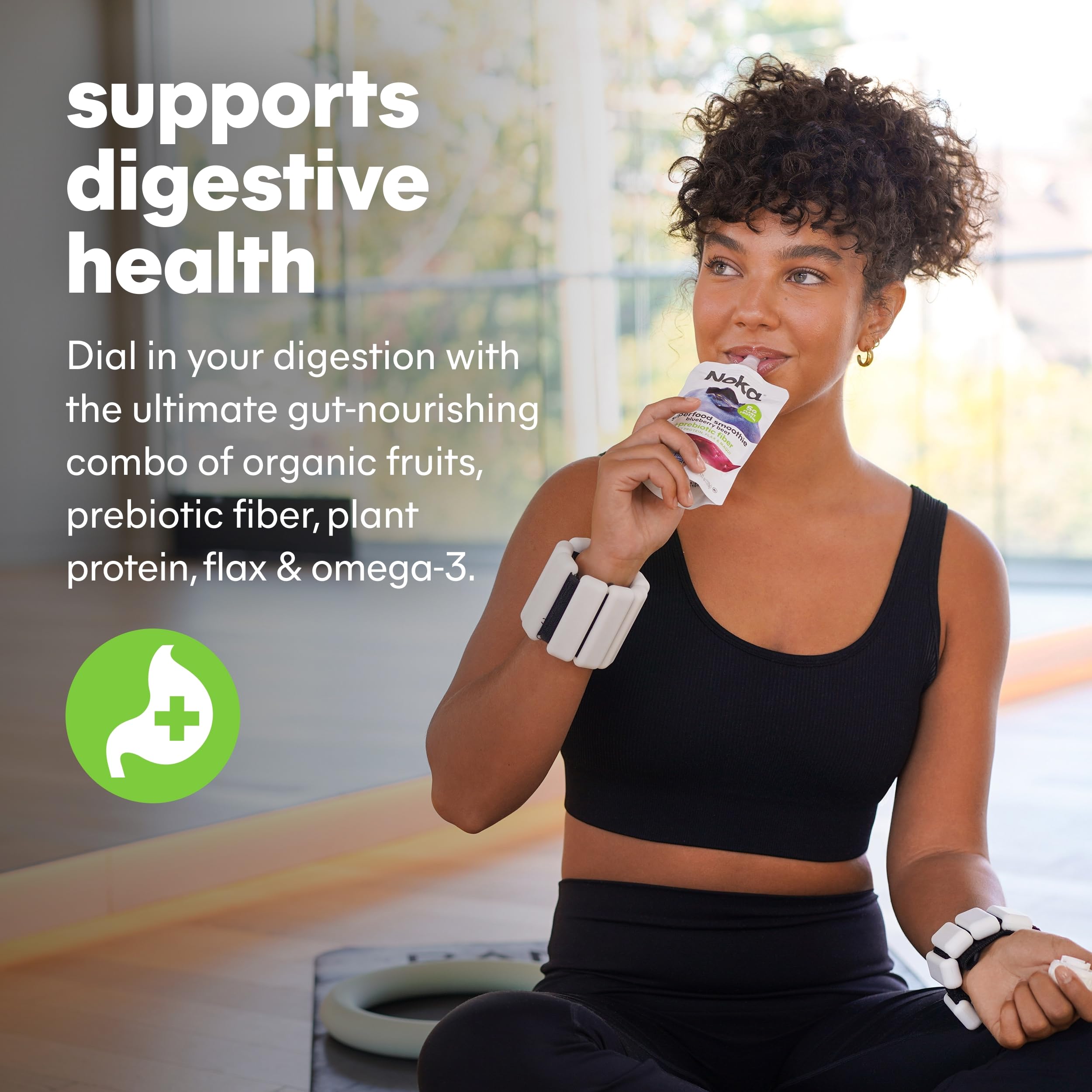 Organic Superfood Fruit Smoothie Pouches – Plant Protein & Prebiotic Fiber
