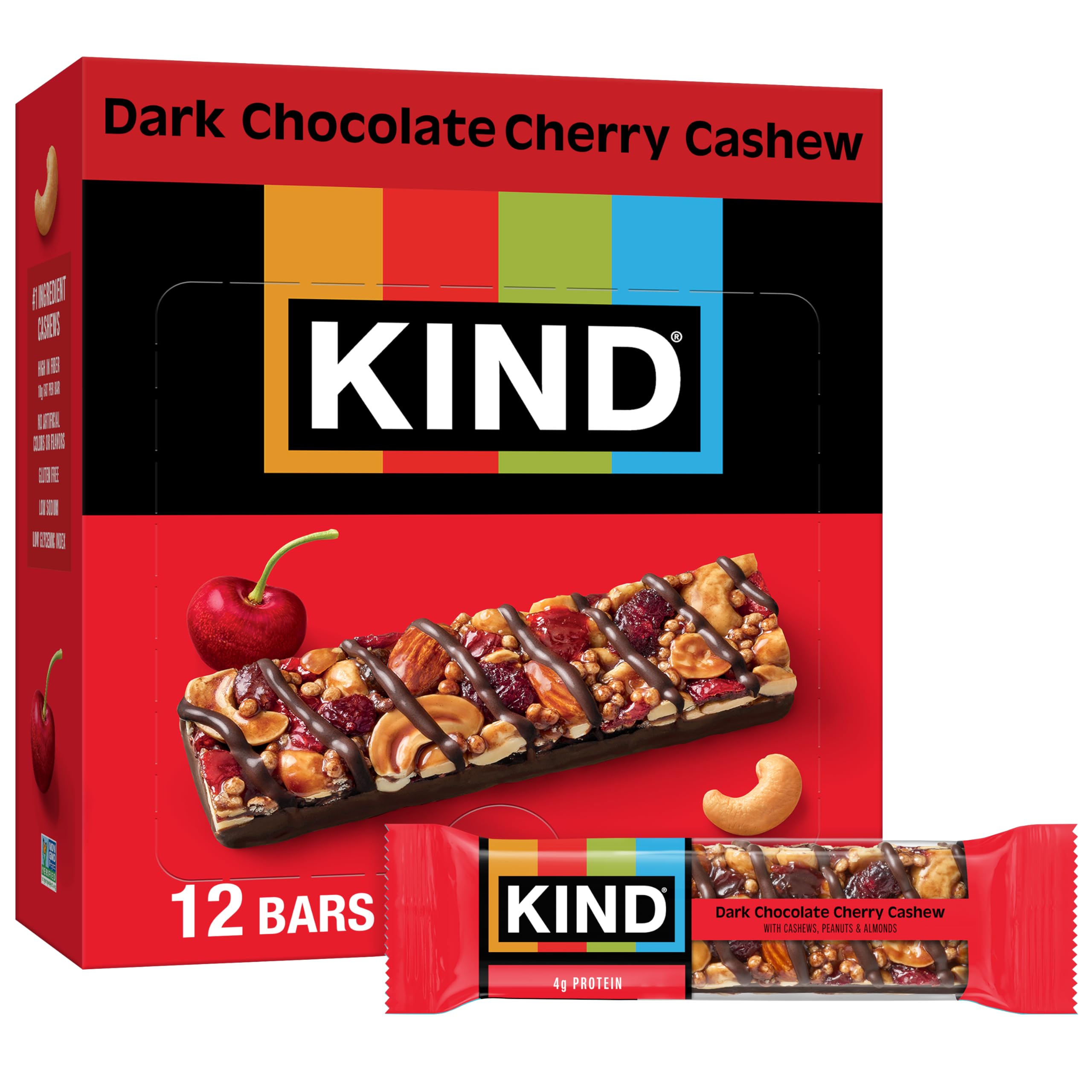 KIND Almond & Coconut Bars, Low Glycemic Index, Gluten Free Bars