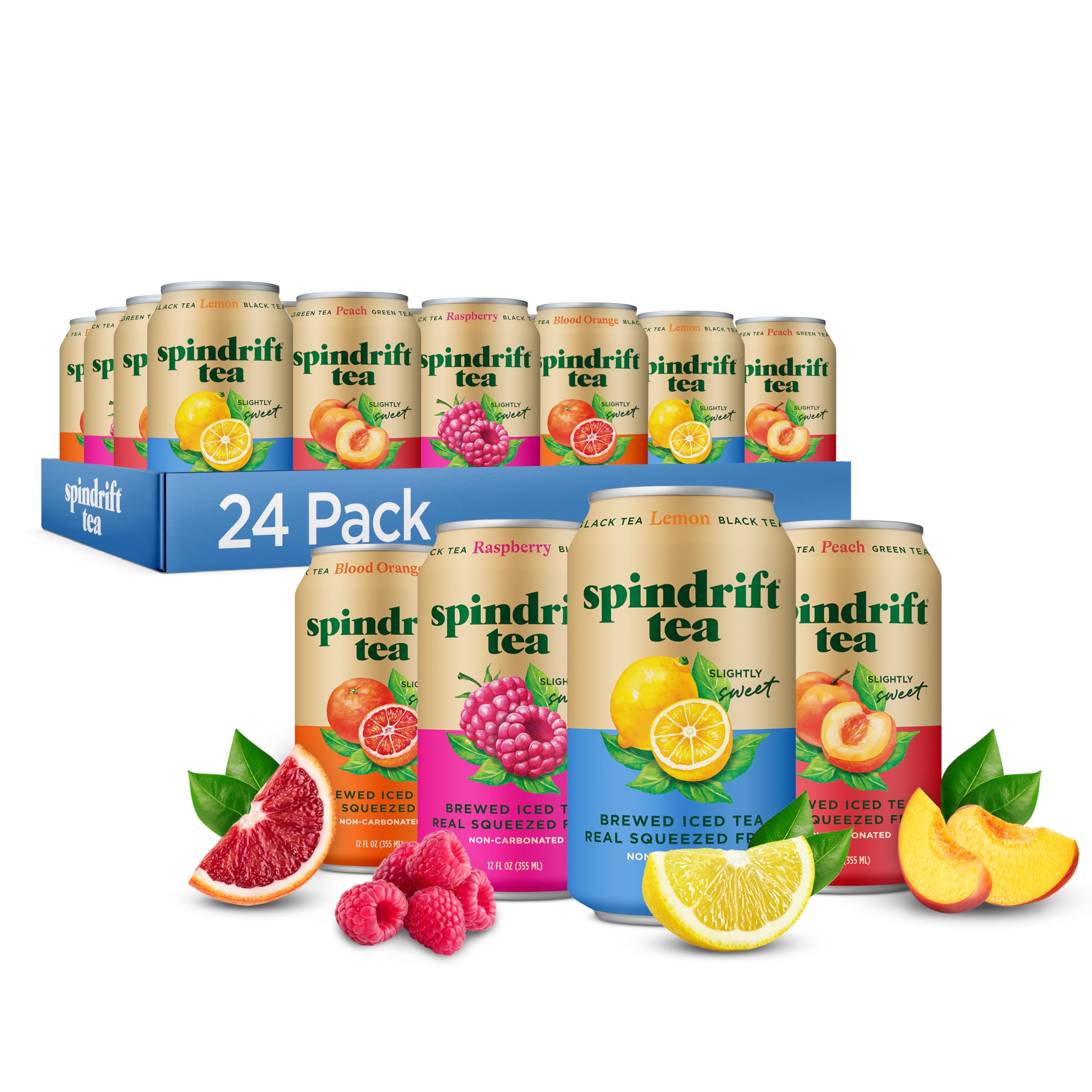 Brewed Iced Tea with Real Fruit – Non-Carbonated