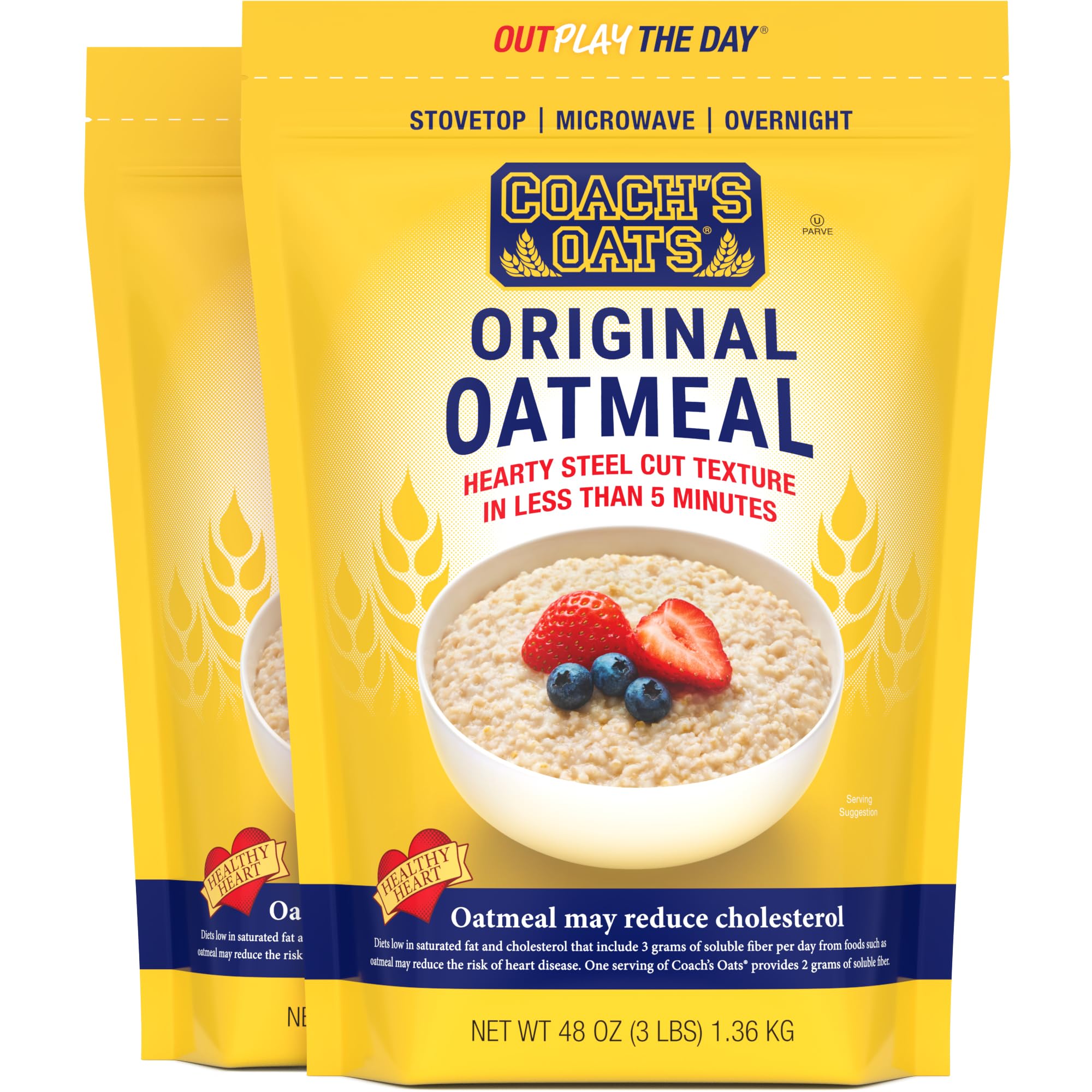Steel Cut Whole Grain Oats – 48 oz