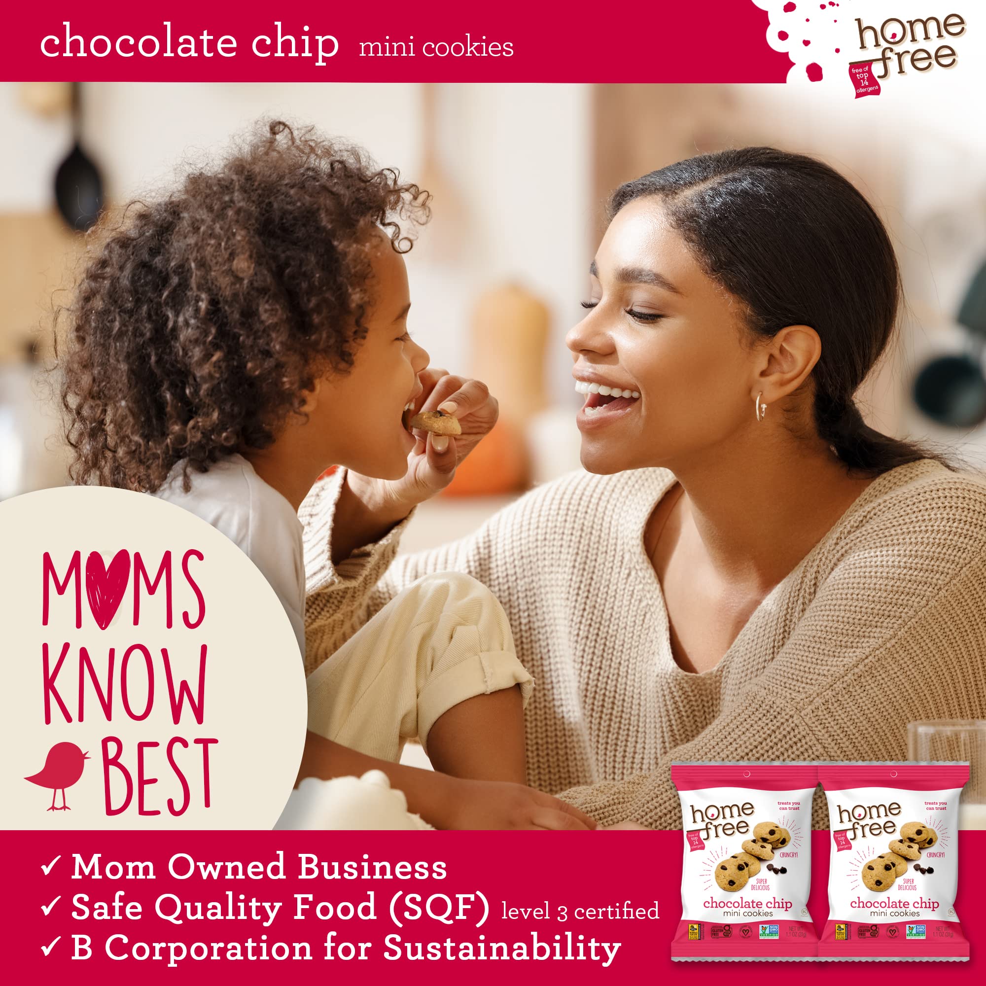 Homefree Ginger Snap Mini Cookies