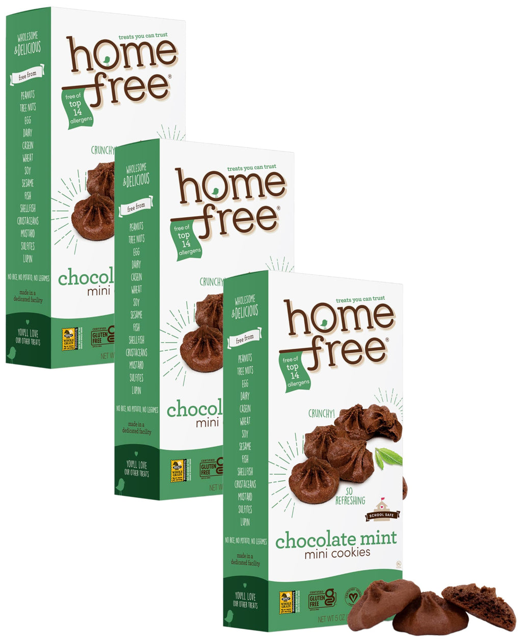 Homefree Ginger Snap Mini Cookies