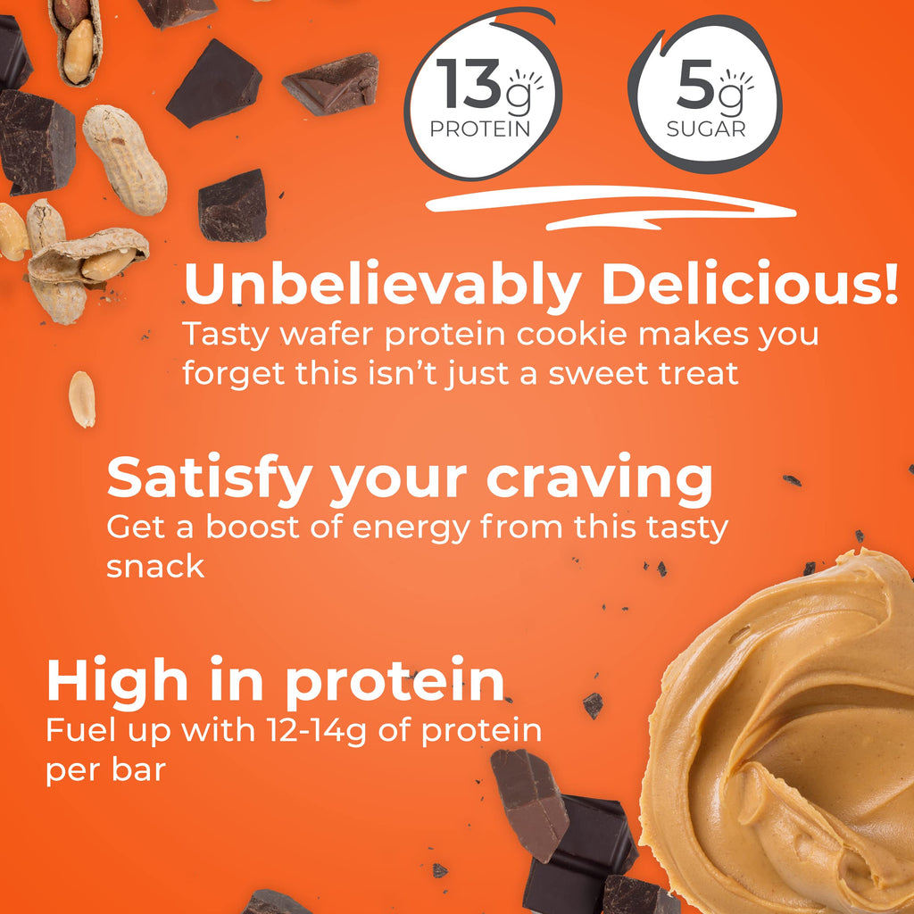 Power Crunch Whey Protein Bars, High Protein Snacks with Delicious Taste