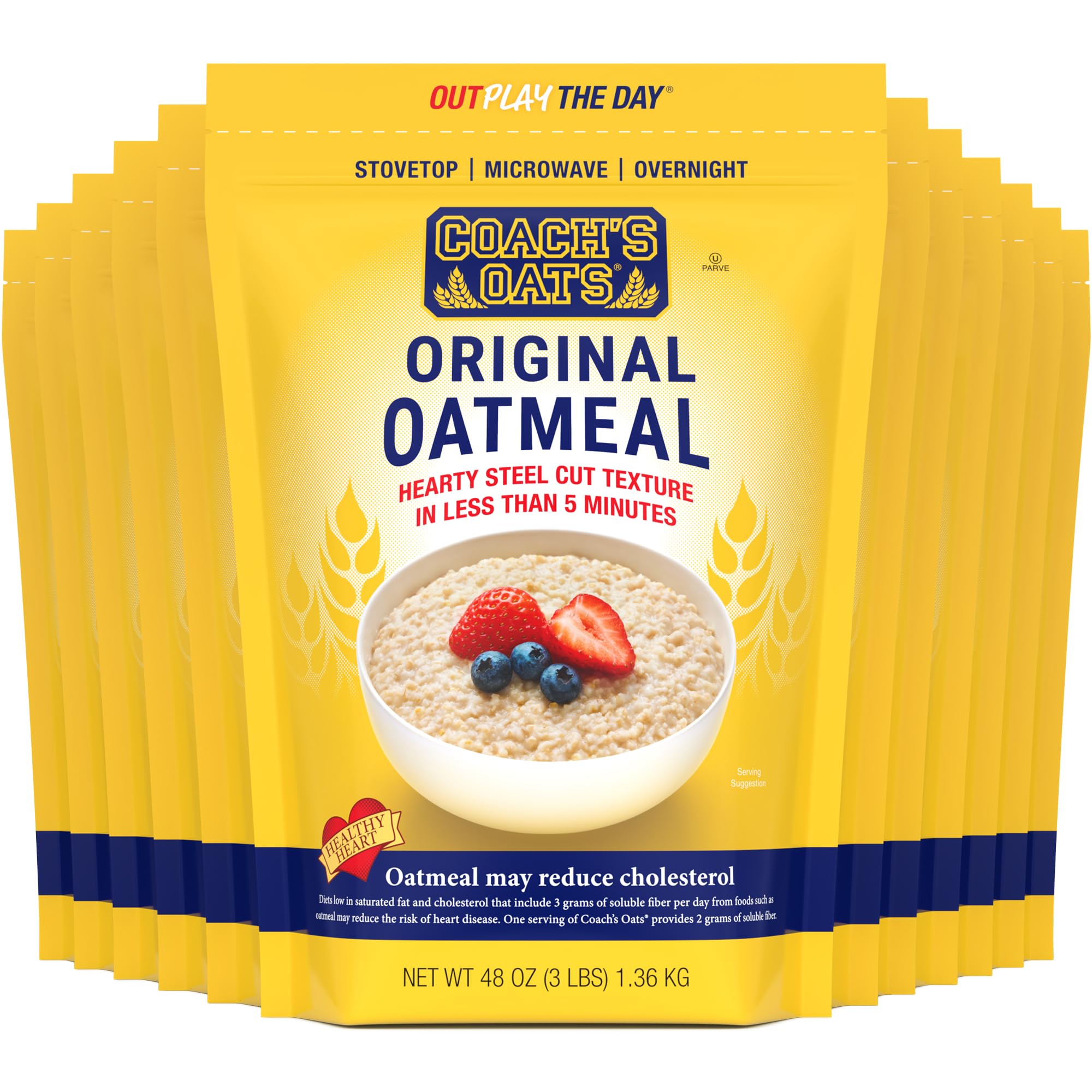 Steel Cut Whole Grain Oats – 48 oz