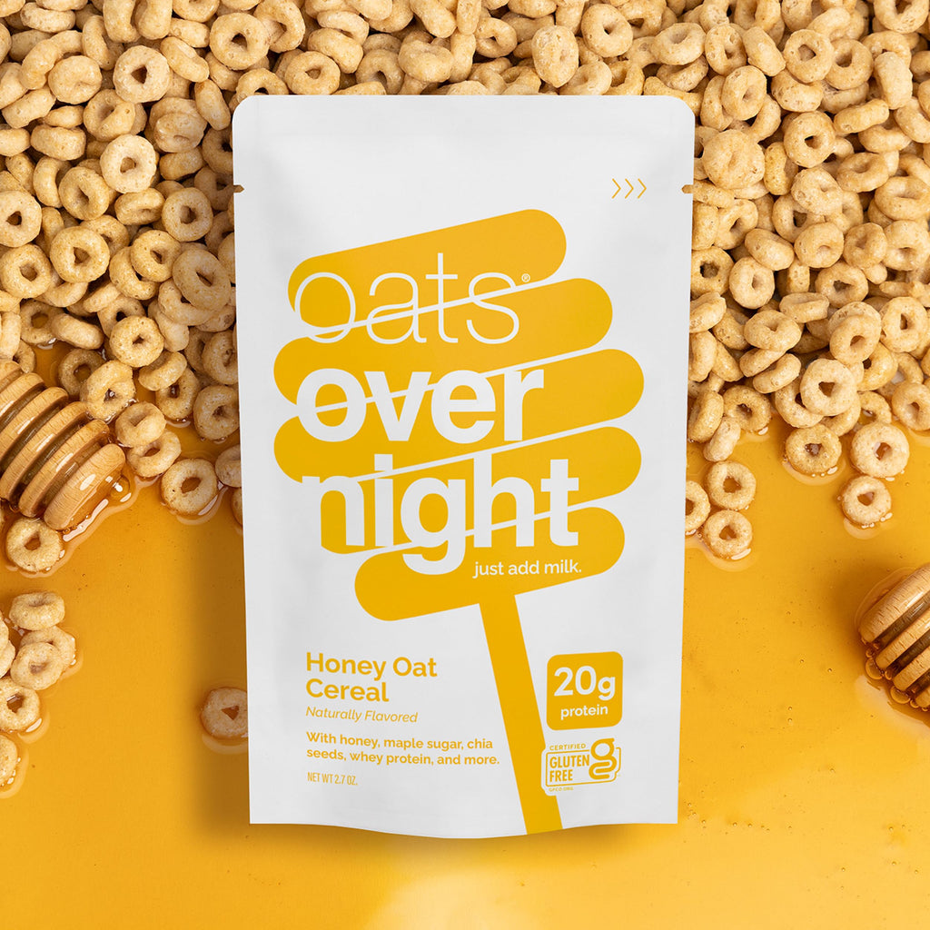 Oats Overnight Honey Oat Cereal – High Protein Oatmeal